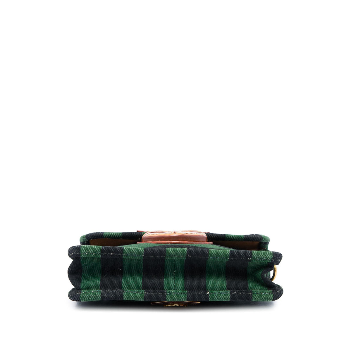 Prada Canvas Canapa Righe Striped Crossbody