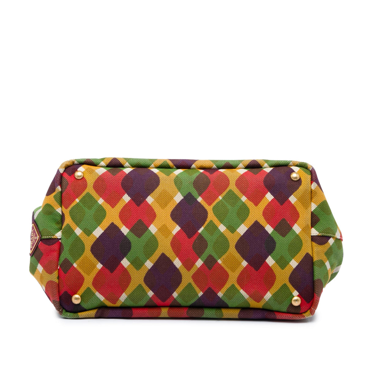Prada Canvas Canapa Stampata Tote