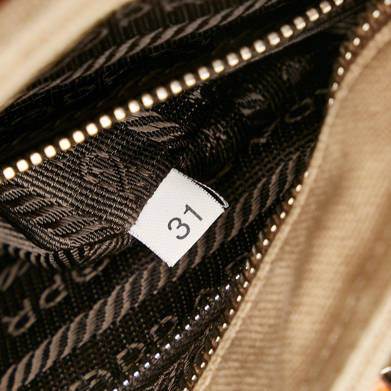 Prada Canvas Handbag (SHG-36635)