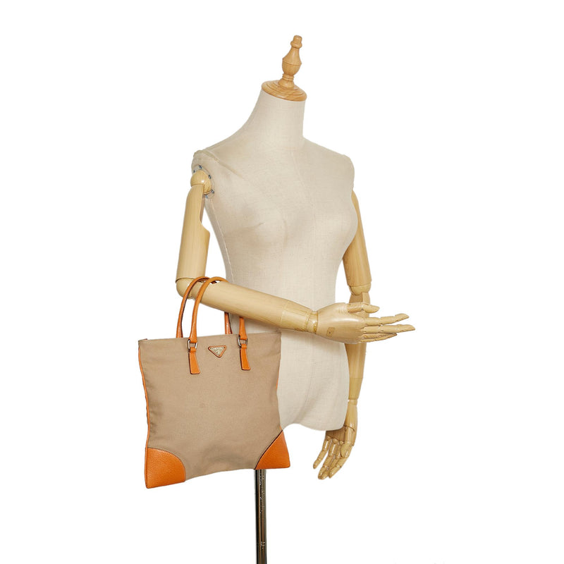 Prada Canvas Handbag (SHG-36635)