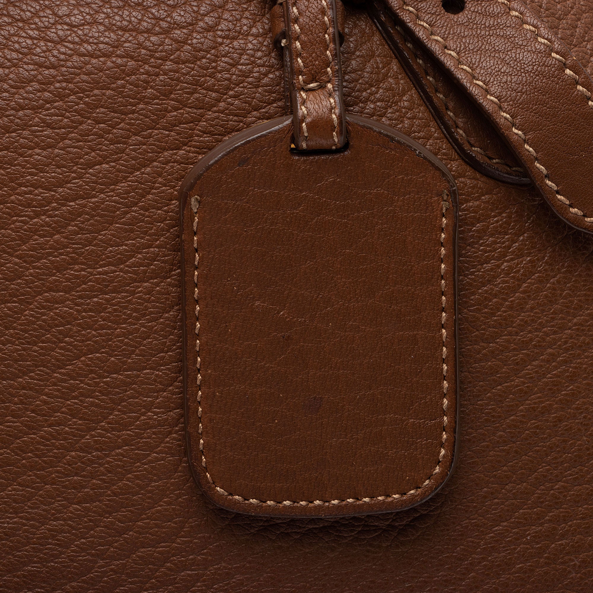 Prada Cervo Sacca 2 Manici Shoulder Bag (SHF-otdjn1)