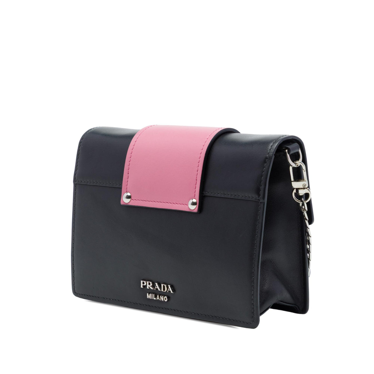 Prada City Calf Crystal Embellished Ribbon Bag