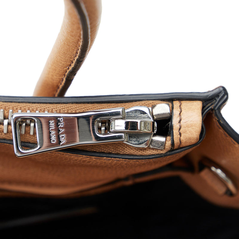 Prada city calf tote hotsell