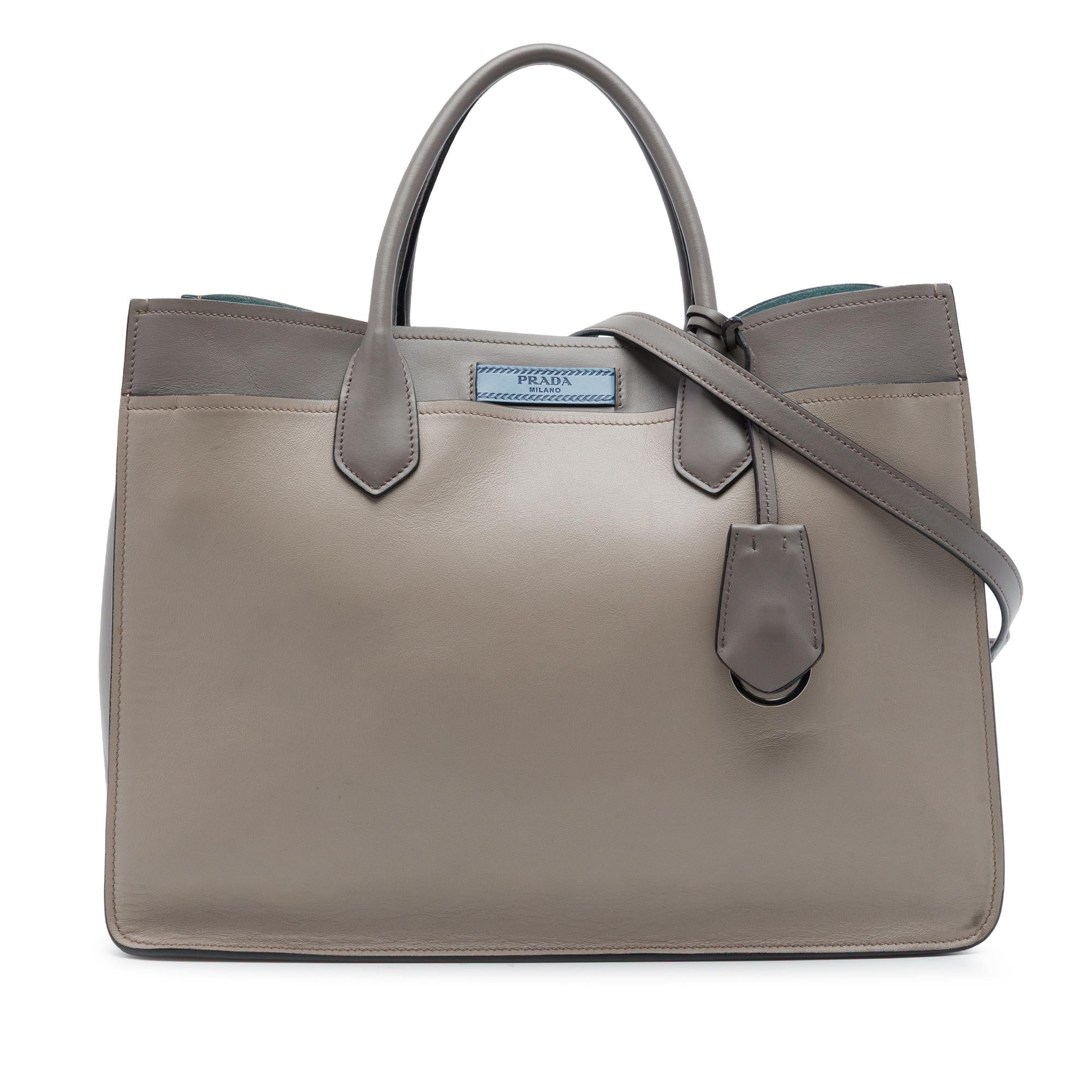 Prada City Calf Etiquette Satchel