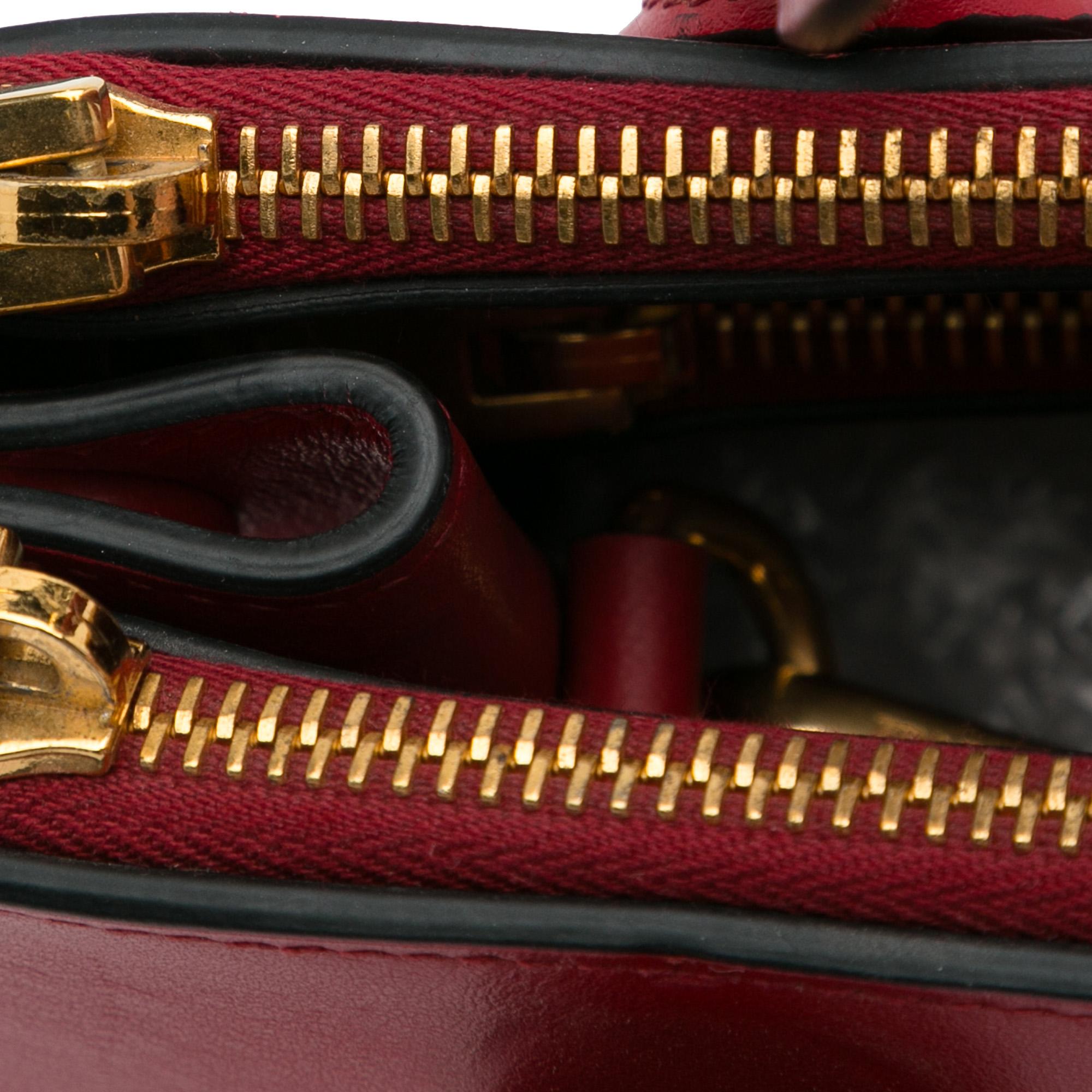 Prada City Calf Greca Saffiano Paradigme Satchel (SHG-g4US7N)