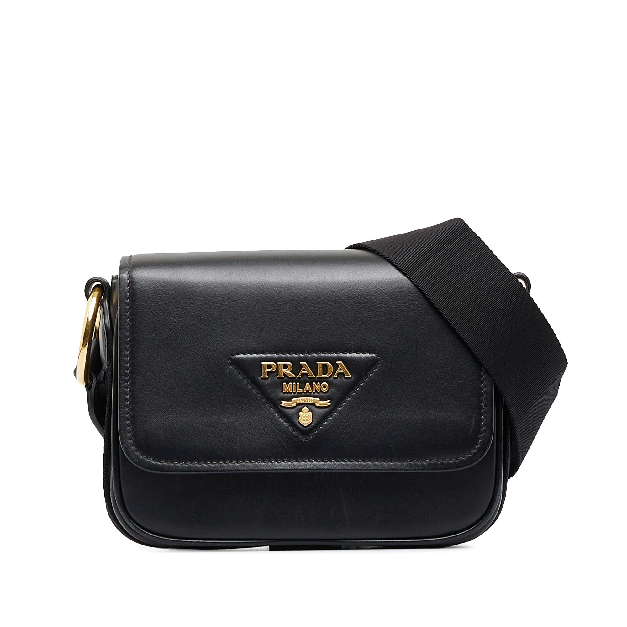 Prada City Calf Identity Flap Crossbody Bag (SHG-STZqGS)
