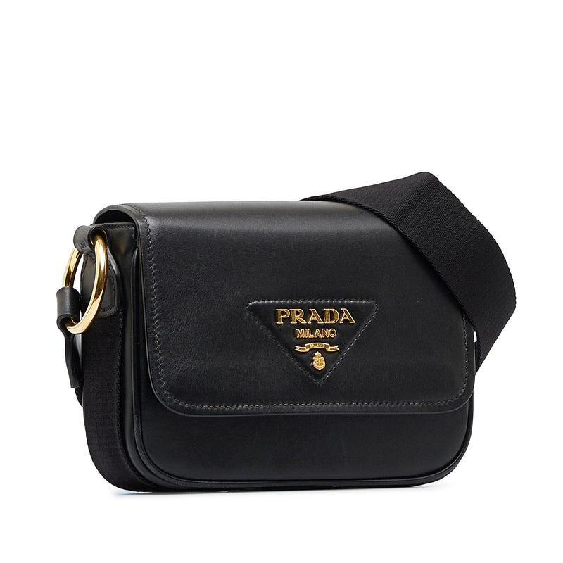 Prada City Calf Identity Flap Crossbody Bag (SHG-STZqGS)
