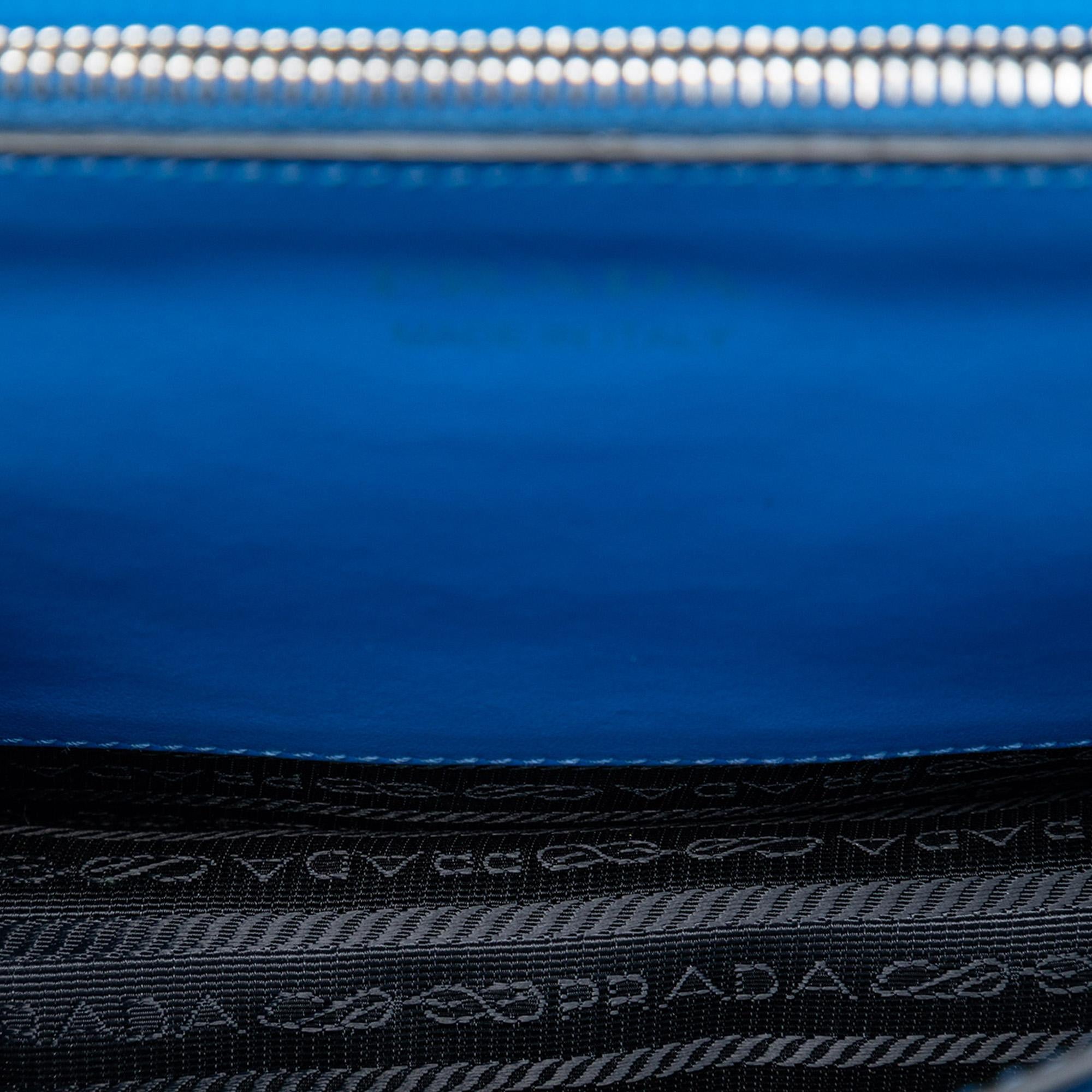Prada City Calf and Saffiano Studded Elektra Crossbody