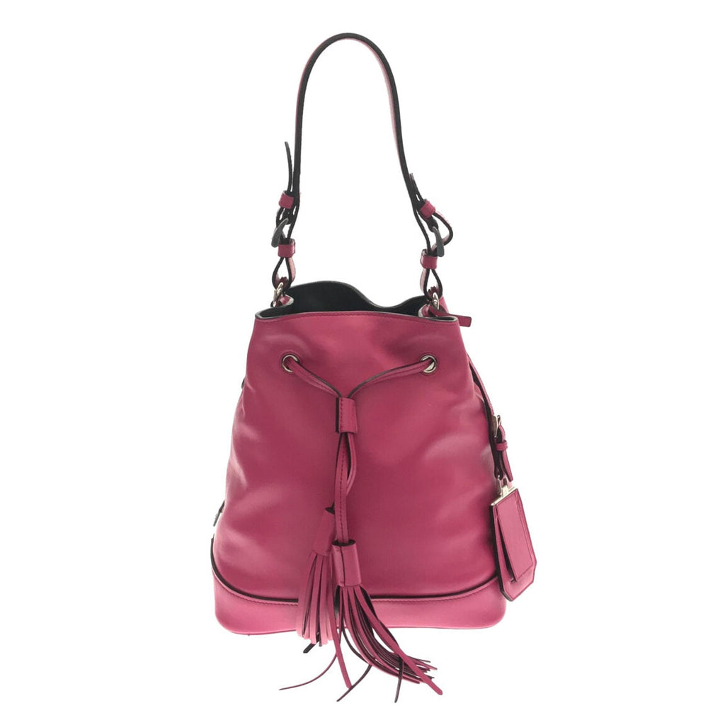 Prada Convertible Drawstring Leather Bucket Bag (SHG-zCbWzU) – LuxeDH
