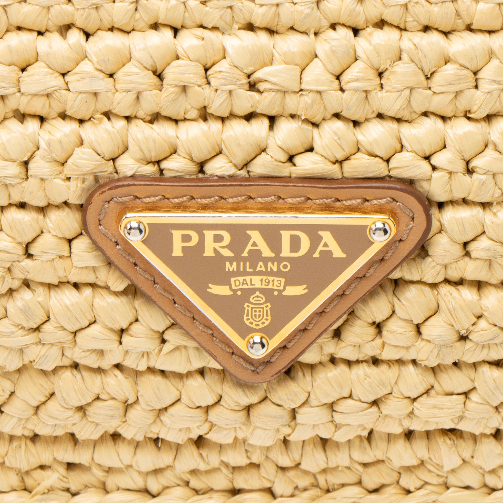 Prada Crochet Raffia Re-Edition 2005 Crossbody