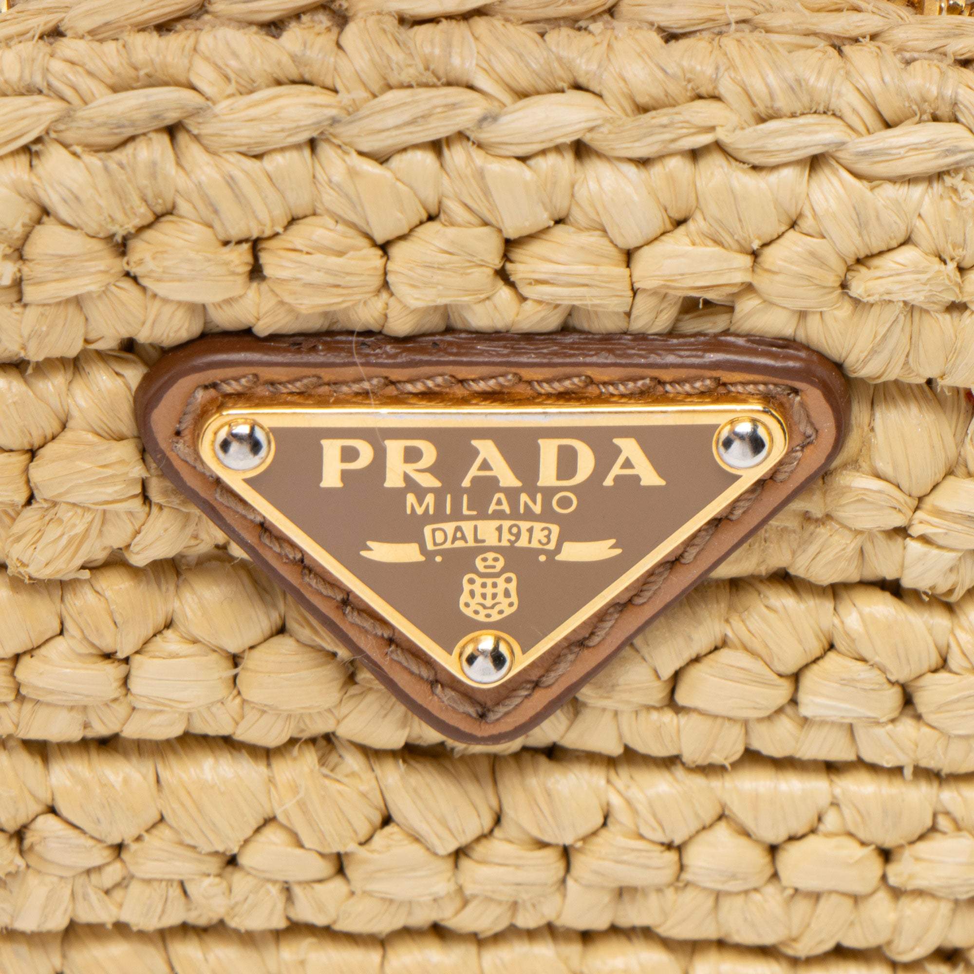 Prada Crochet Raffia Re-Edition 2005 Crossbody