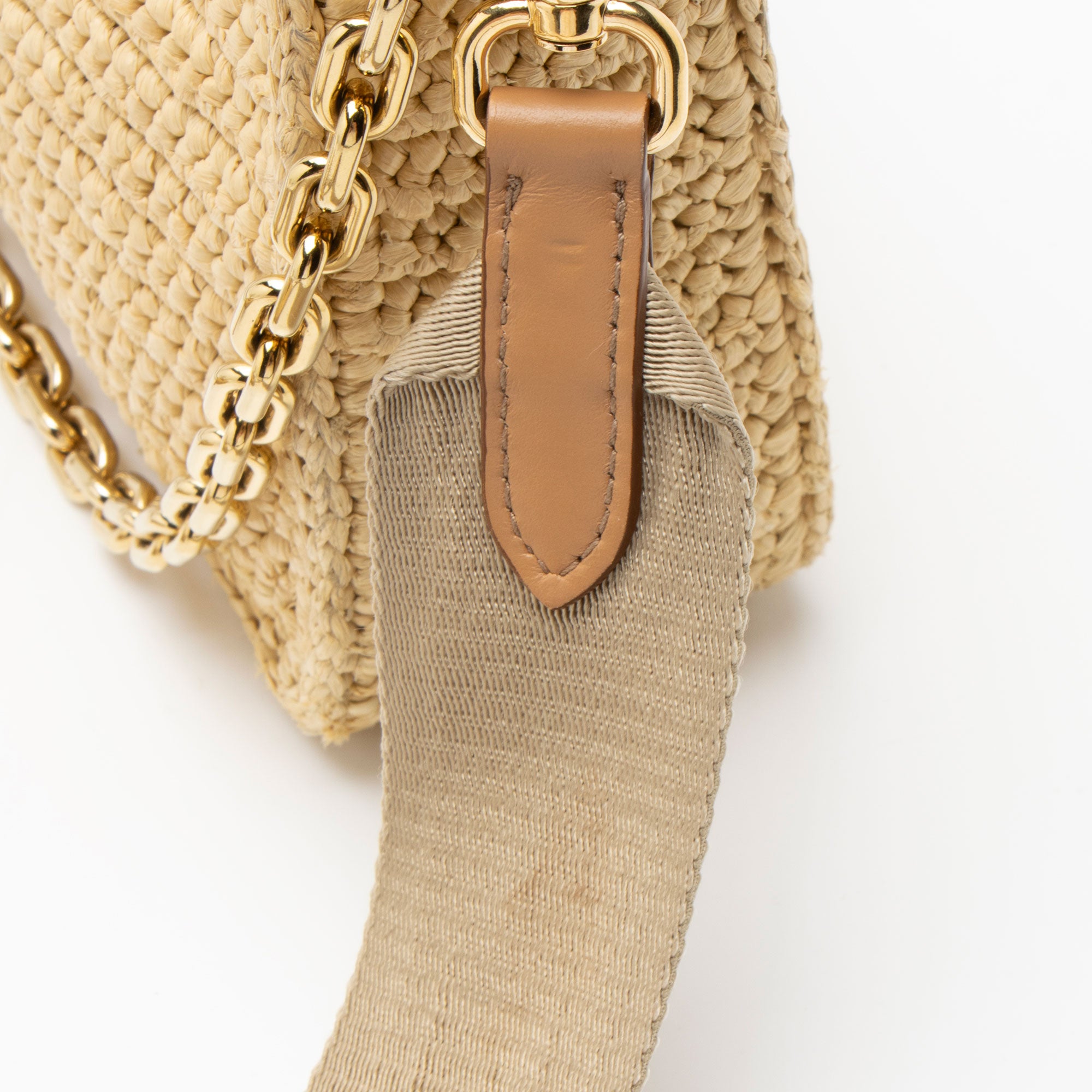 Prada Crochet Raffia Re-Edition 2005 Crossbody