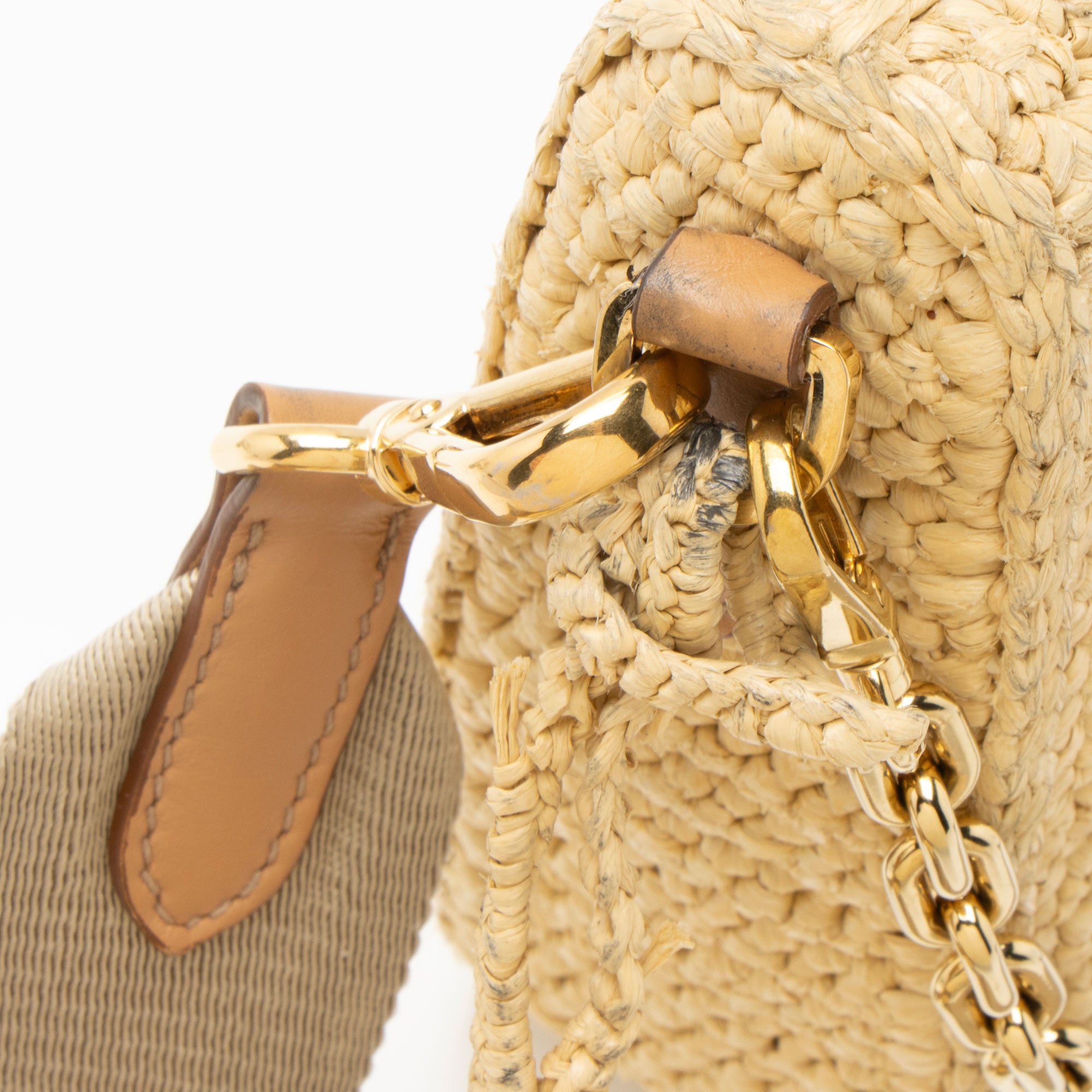 Prada Crochet Raffia Re-Edition 2005 Crossbody