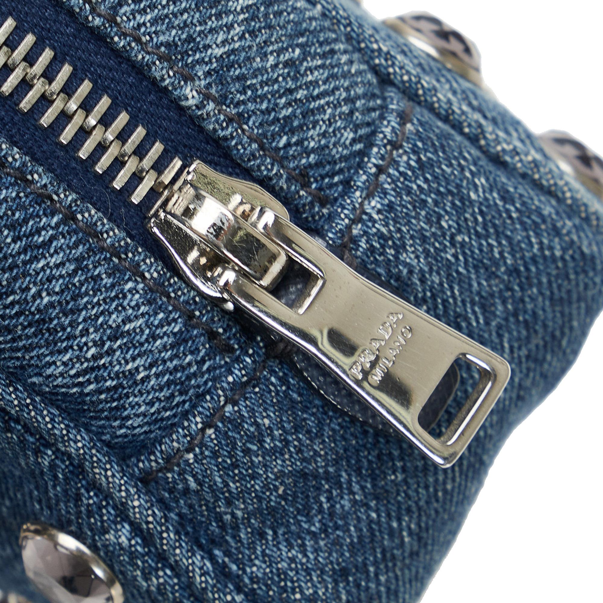 Prada Denim Crossbody (SHG-fwdRu6)