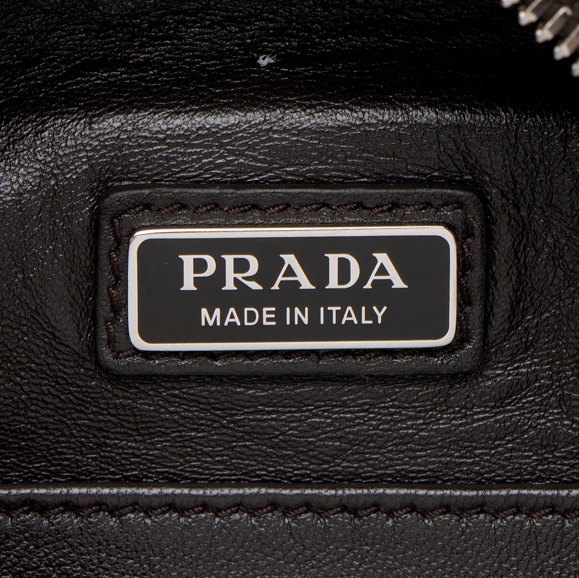 Prada Distressed Nappa Shoulder Bag