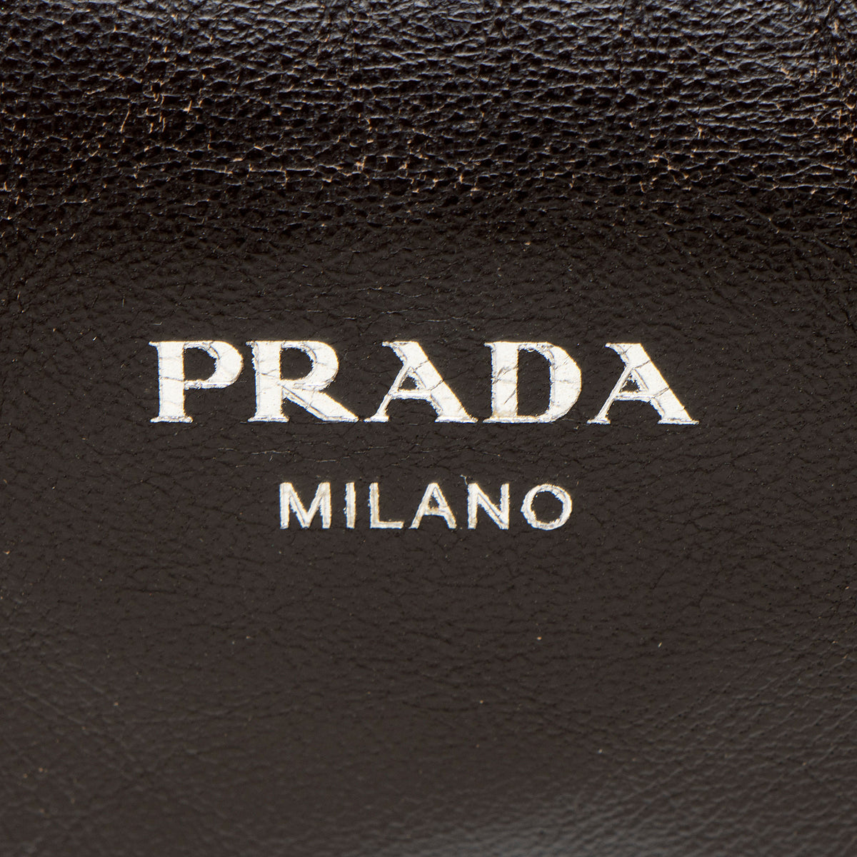 Prada Distressed Nappa Shoulder Bag
