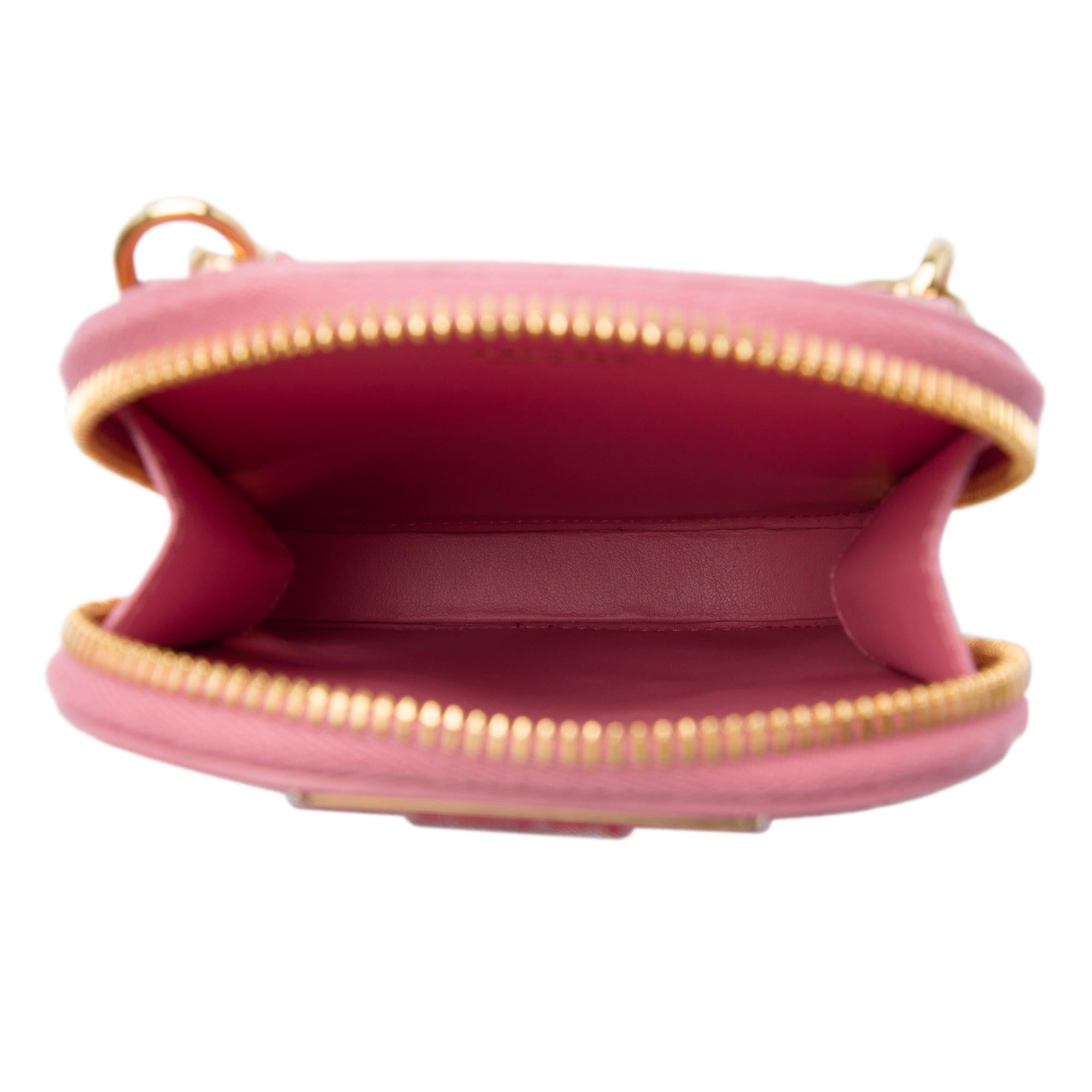 Prada Embellished Saffiano Lux Phone Pouch
