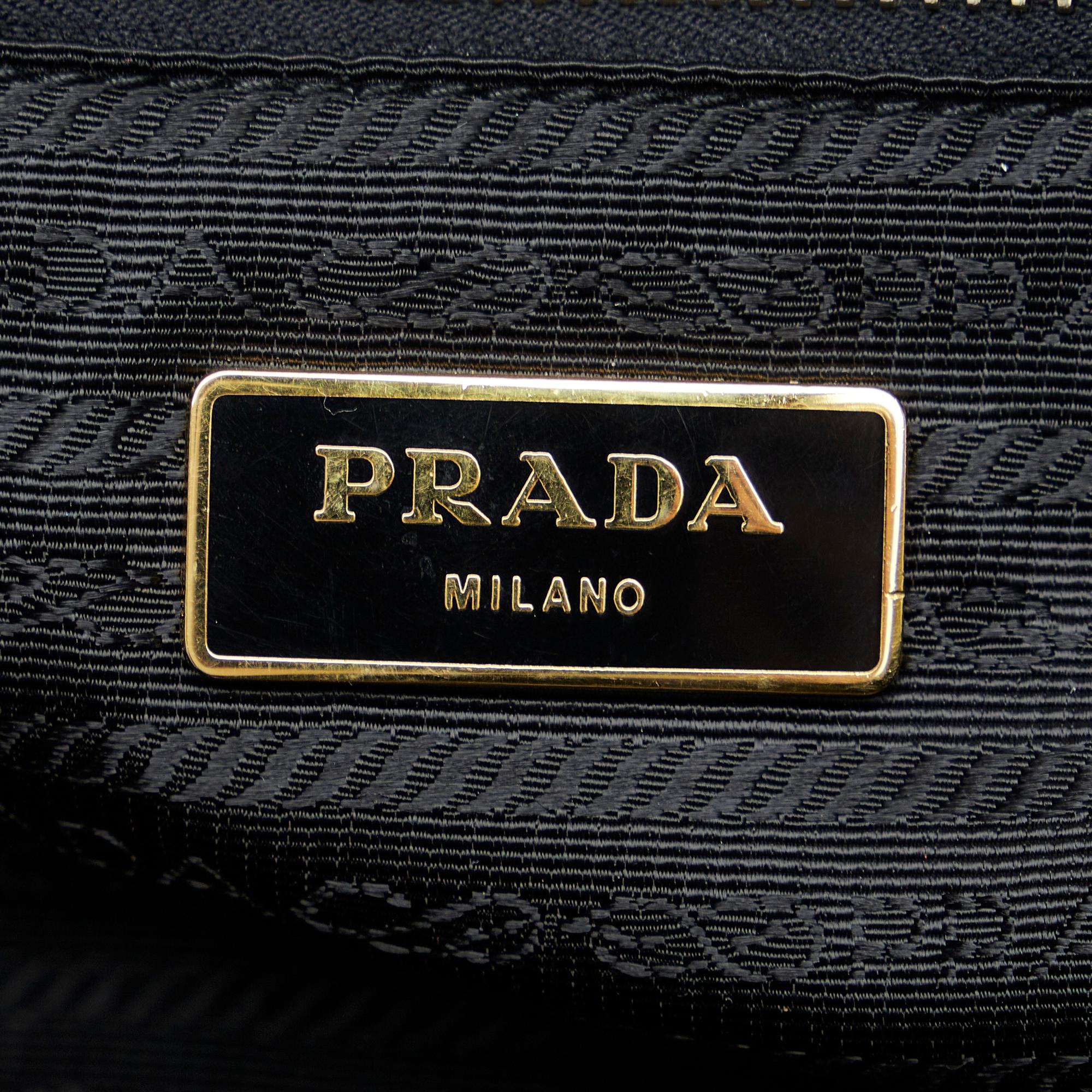 Prada Fiocco Bow Tessuto Handbag (SHG-GjTq6D)
