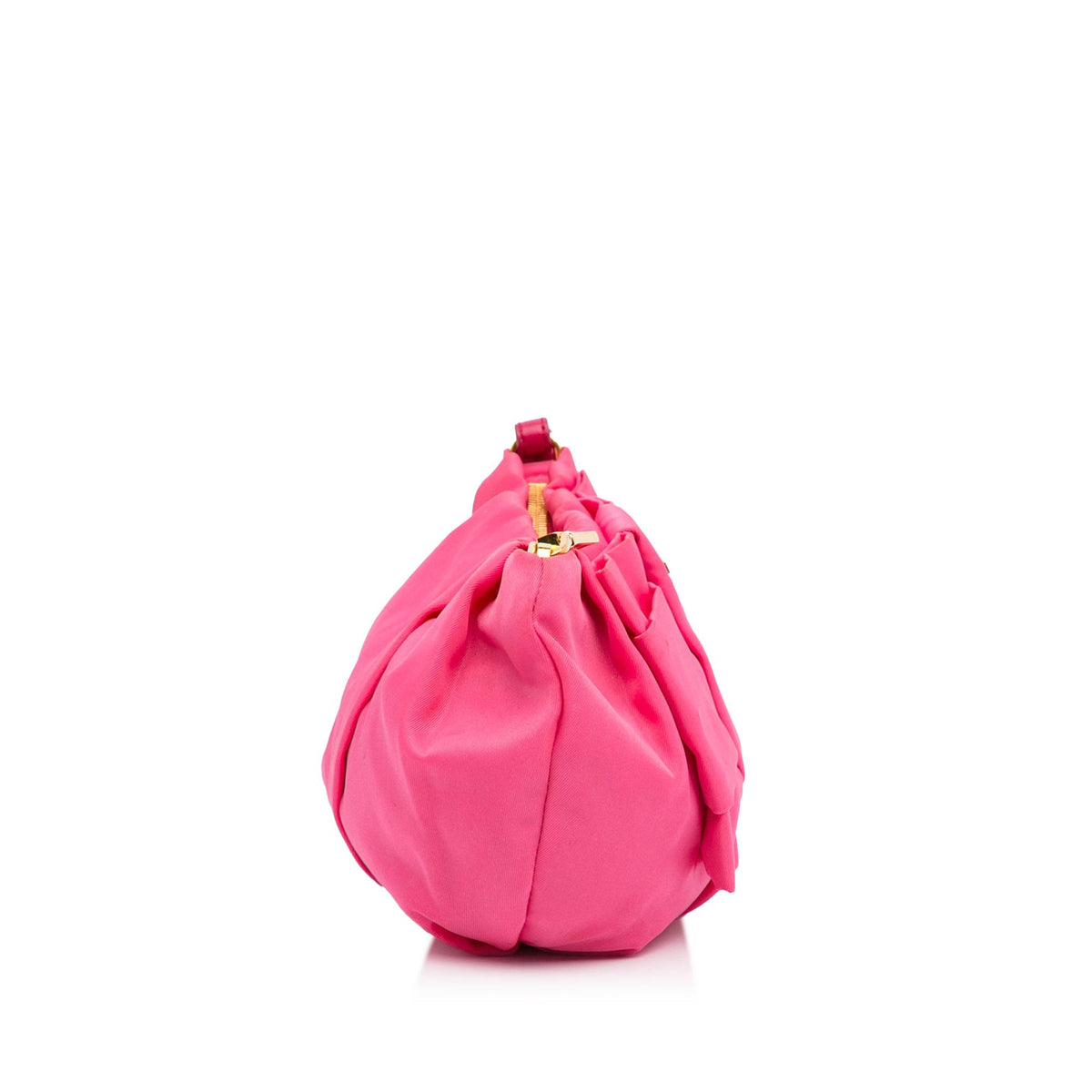 Prada Fiocco Bow Tessuto Pouch (SHG-JpaIej)