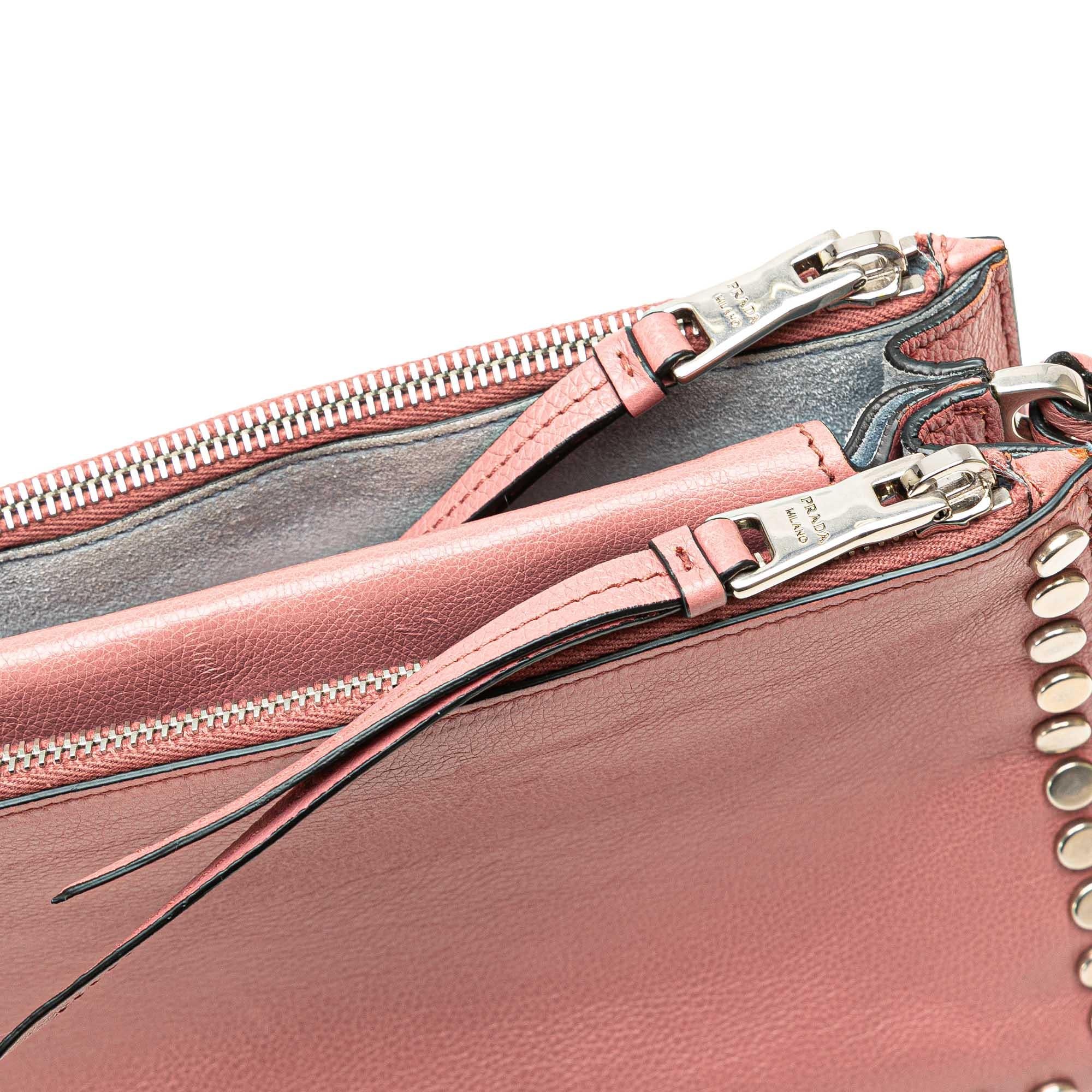 Prada Glace Calf Etiquette Crossbody (SHG-TJ7X7S)