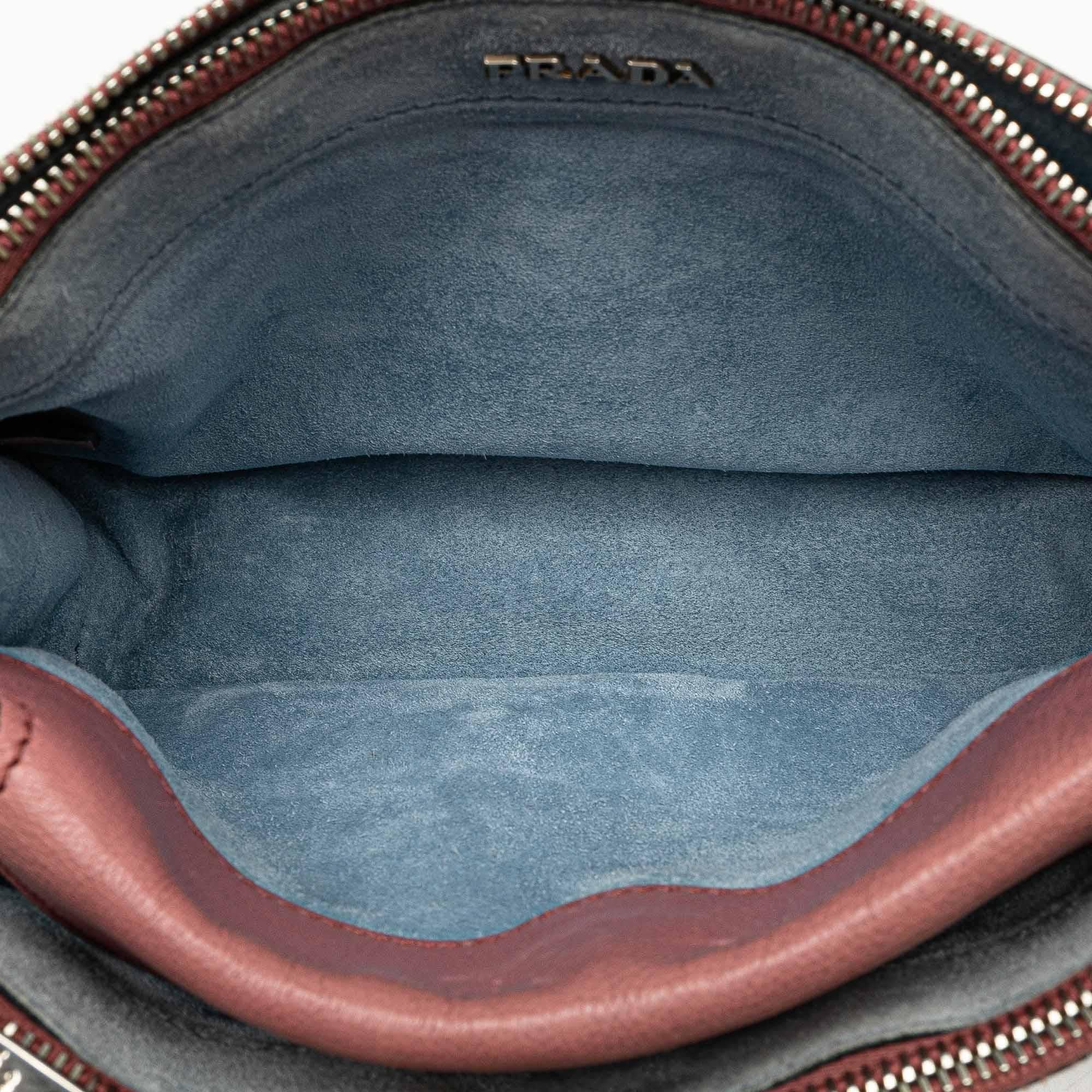 Prada Glace Calf Etiquette Crossbody (SHG-TJ7X7S)
