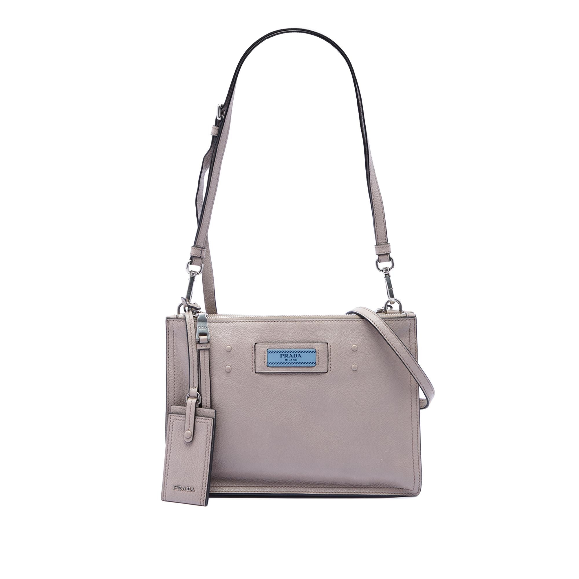 Prada Glace Calf Etiquette Satchel