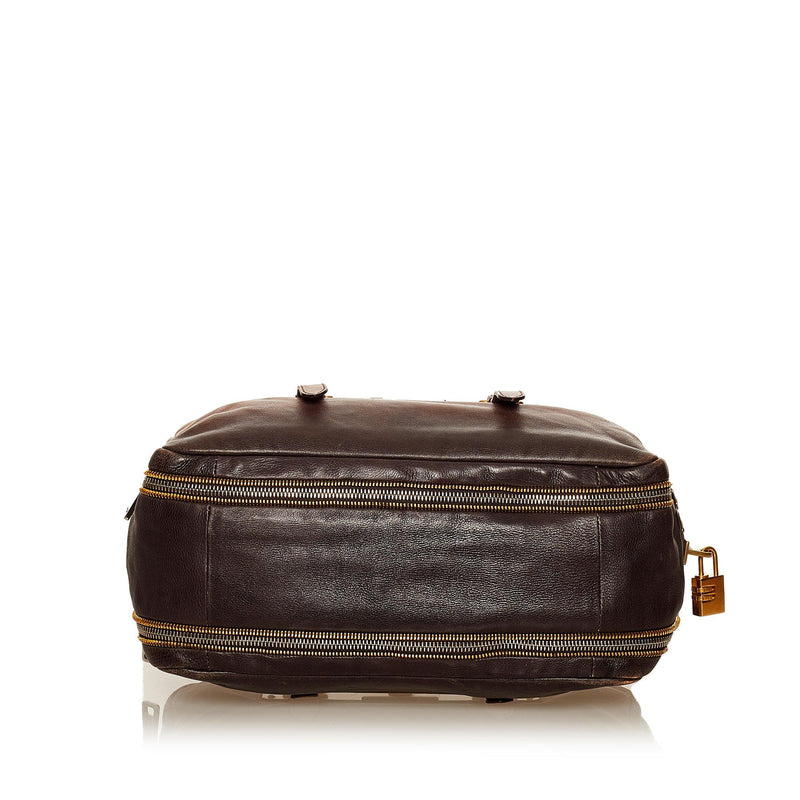 Prada Glace Calf Ombre Leather Handbag (SHG-37203)