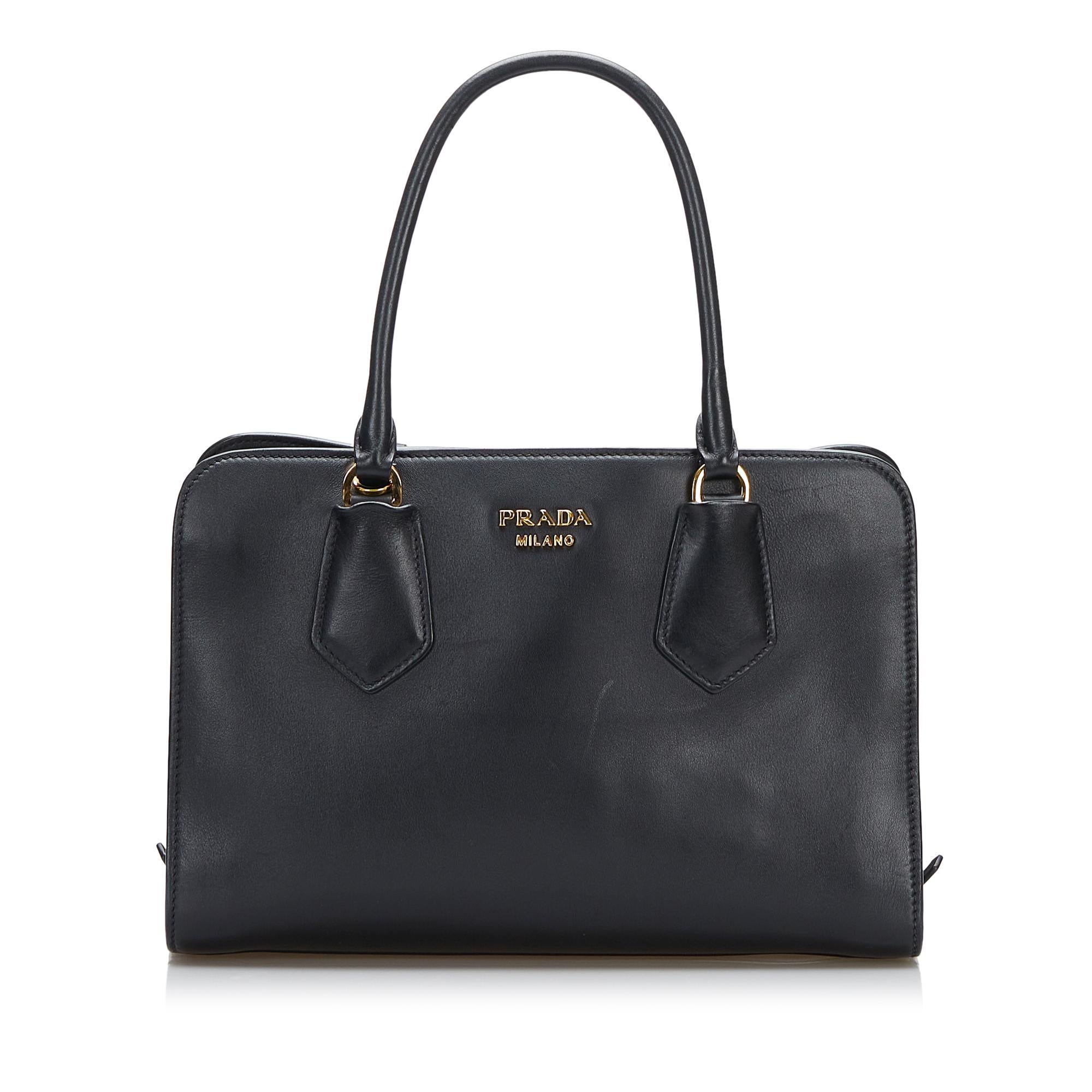 Prada Glace Calf Satchel (SHG-I9vS9B)
