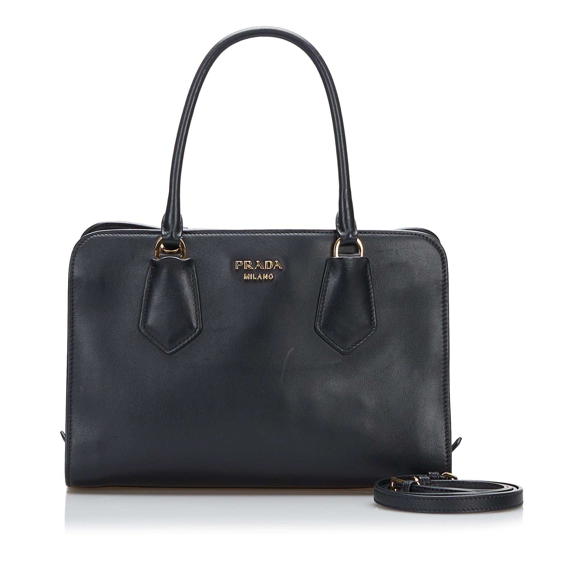 Prada Glace Calf Satchel (SHG-I9vS9B)