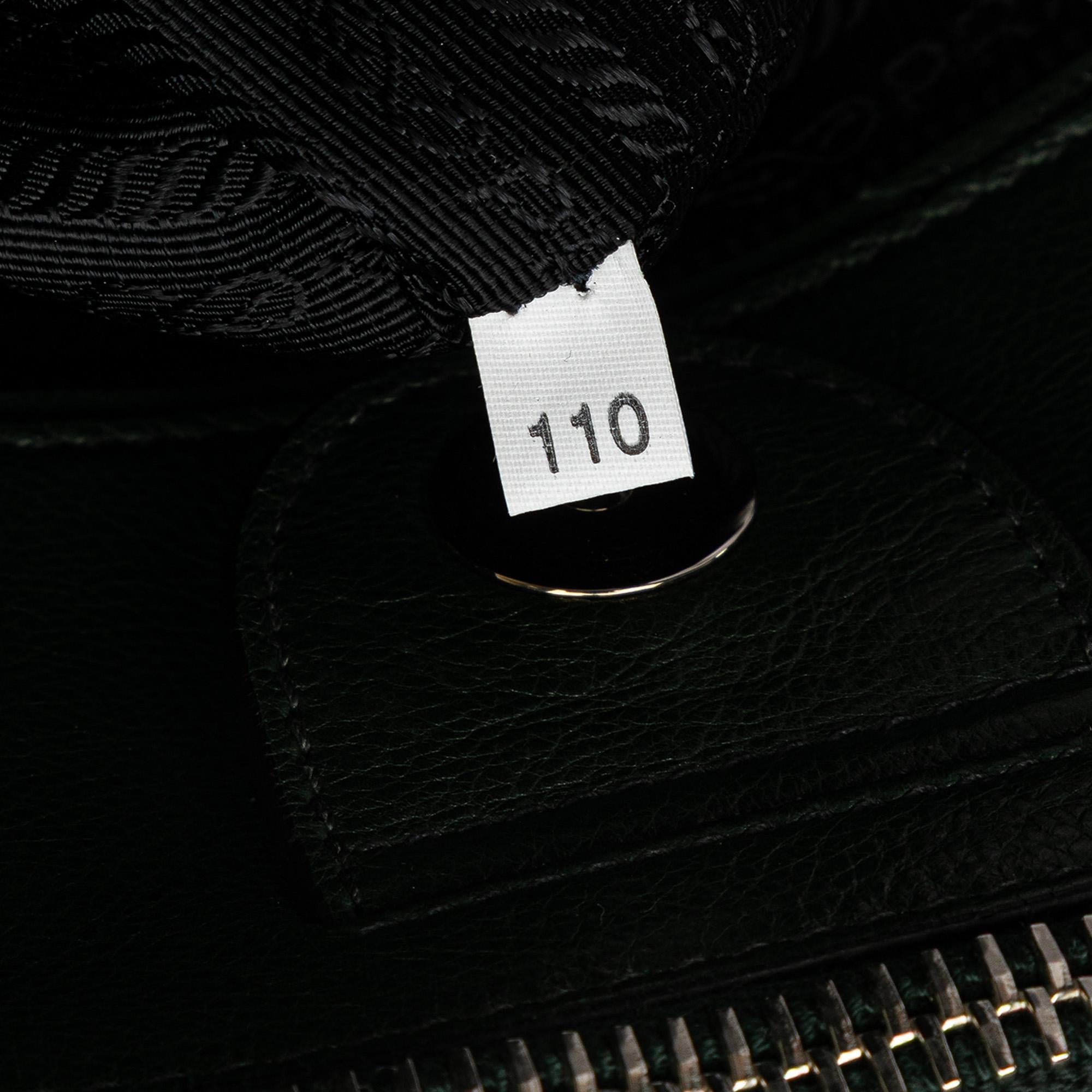 Prada Glace Calf Twin Pocket Satchel