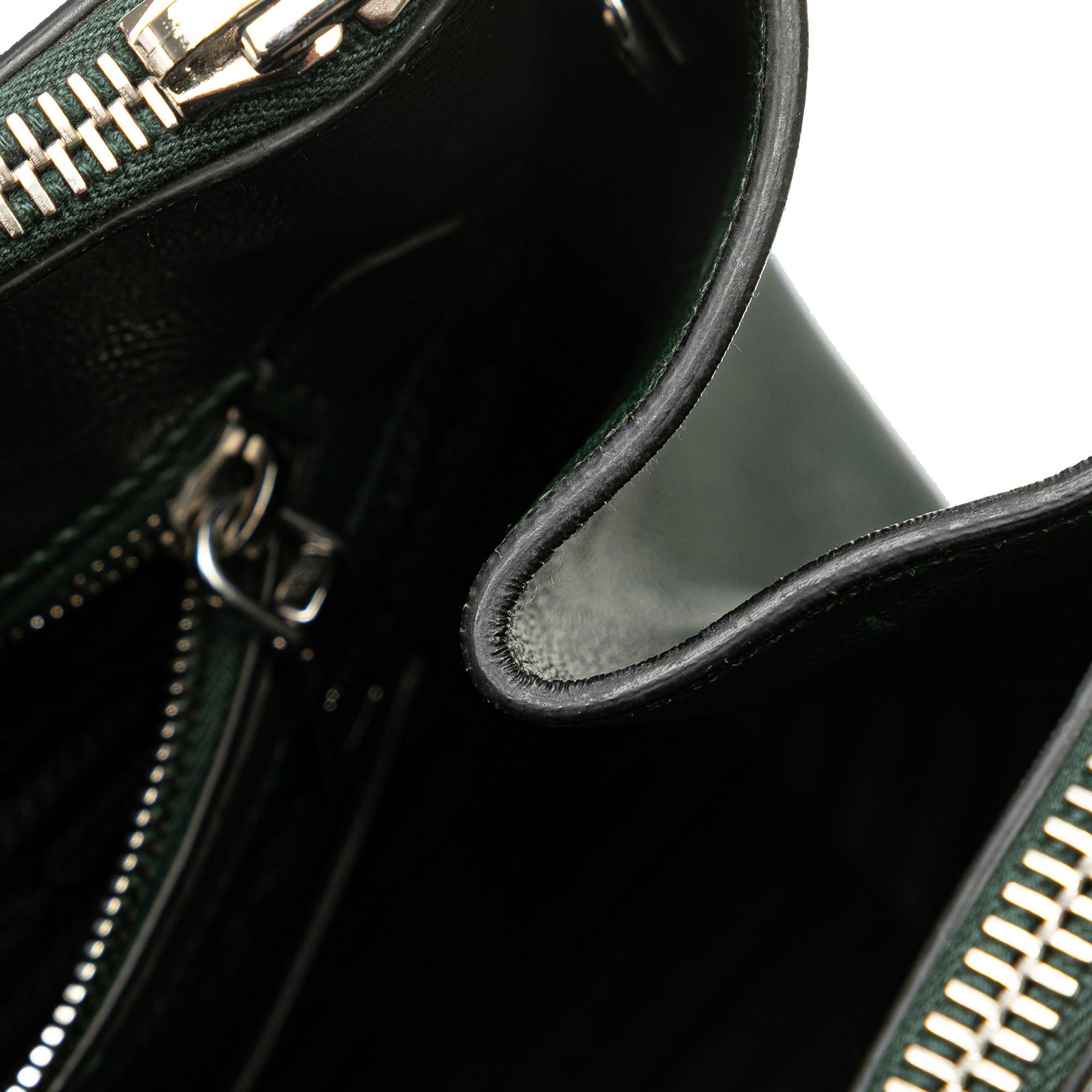 Prada Glace Calf Twin Pocket Satchel