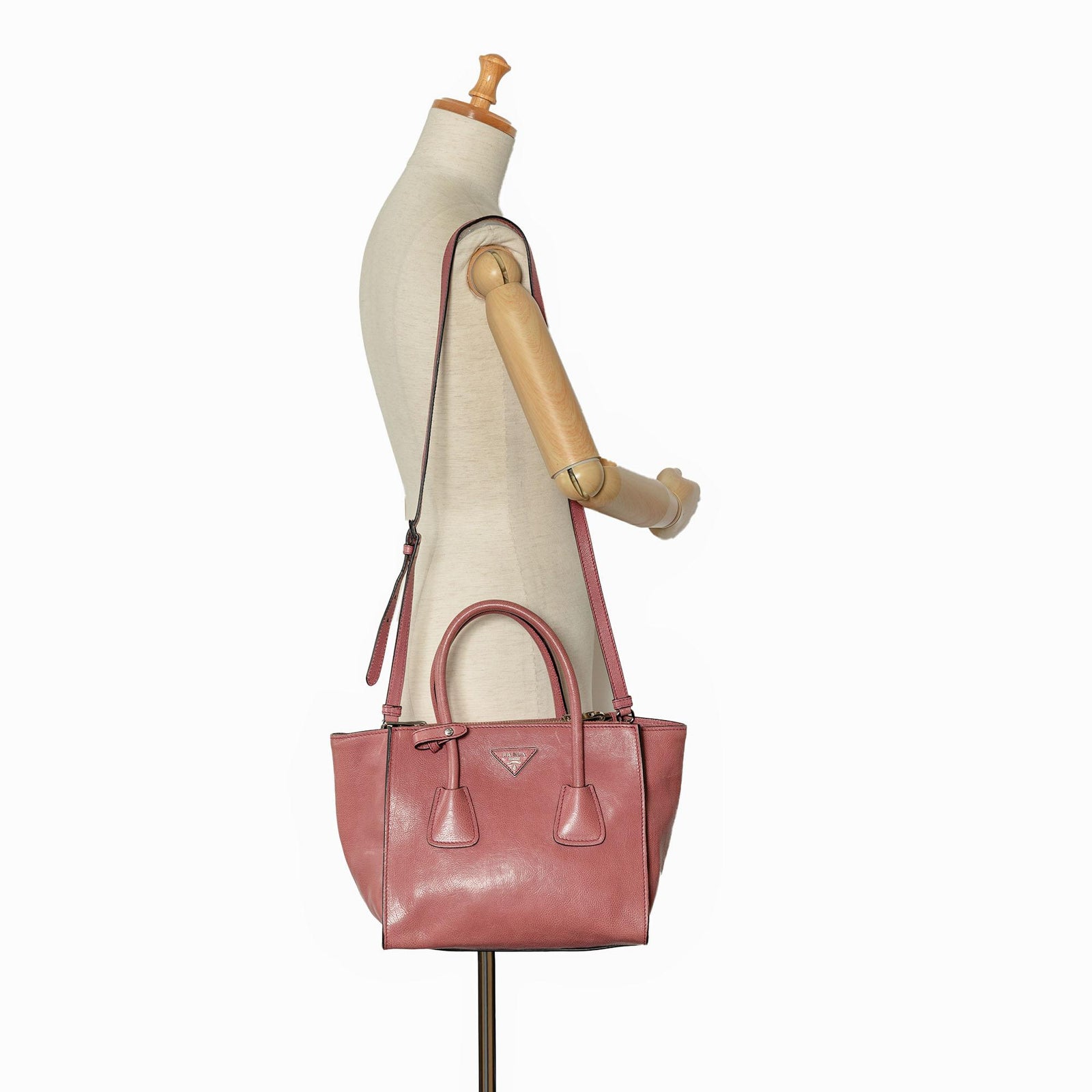 Prada glace calf twin pocket tote hotsell