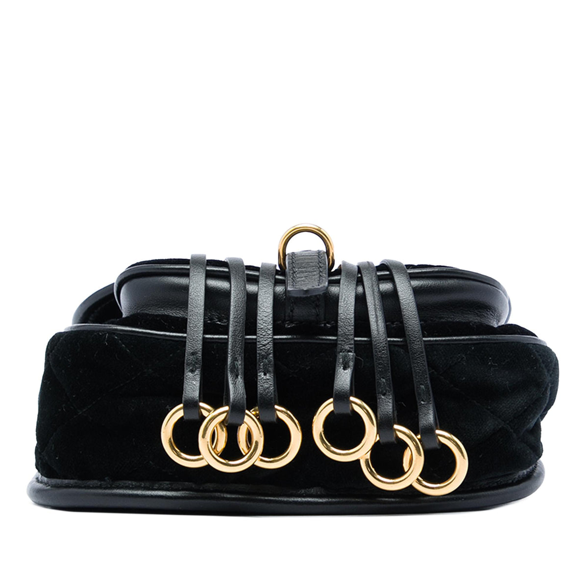 Prada Impuntu Embroidered Velluto Corsaire Convertible Belt Bag