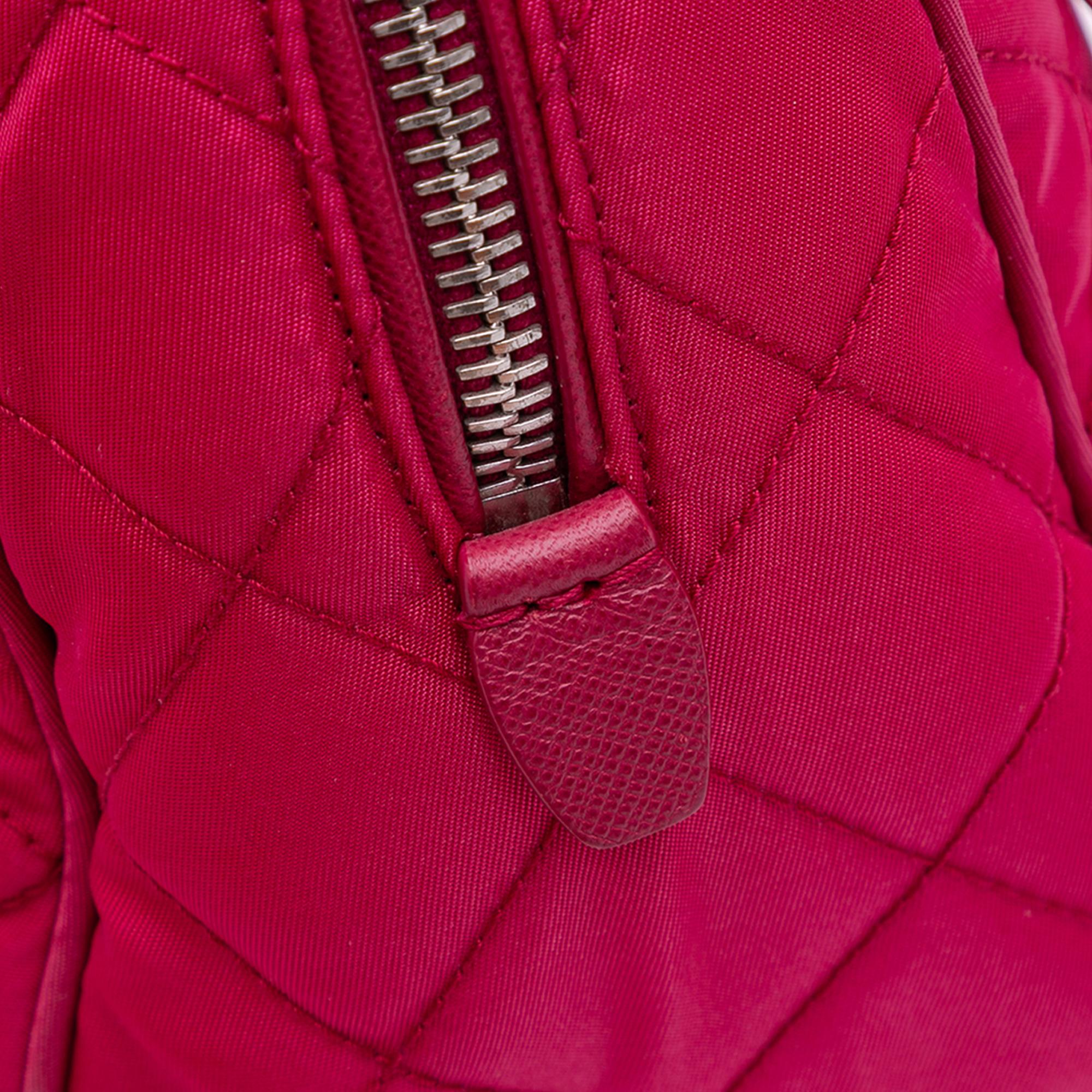 Prada Impuntu Tessuto Chain Crossbody