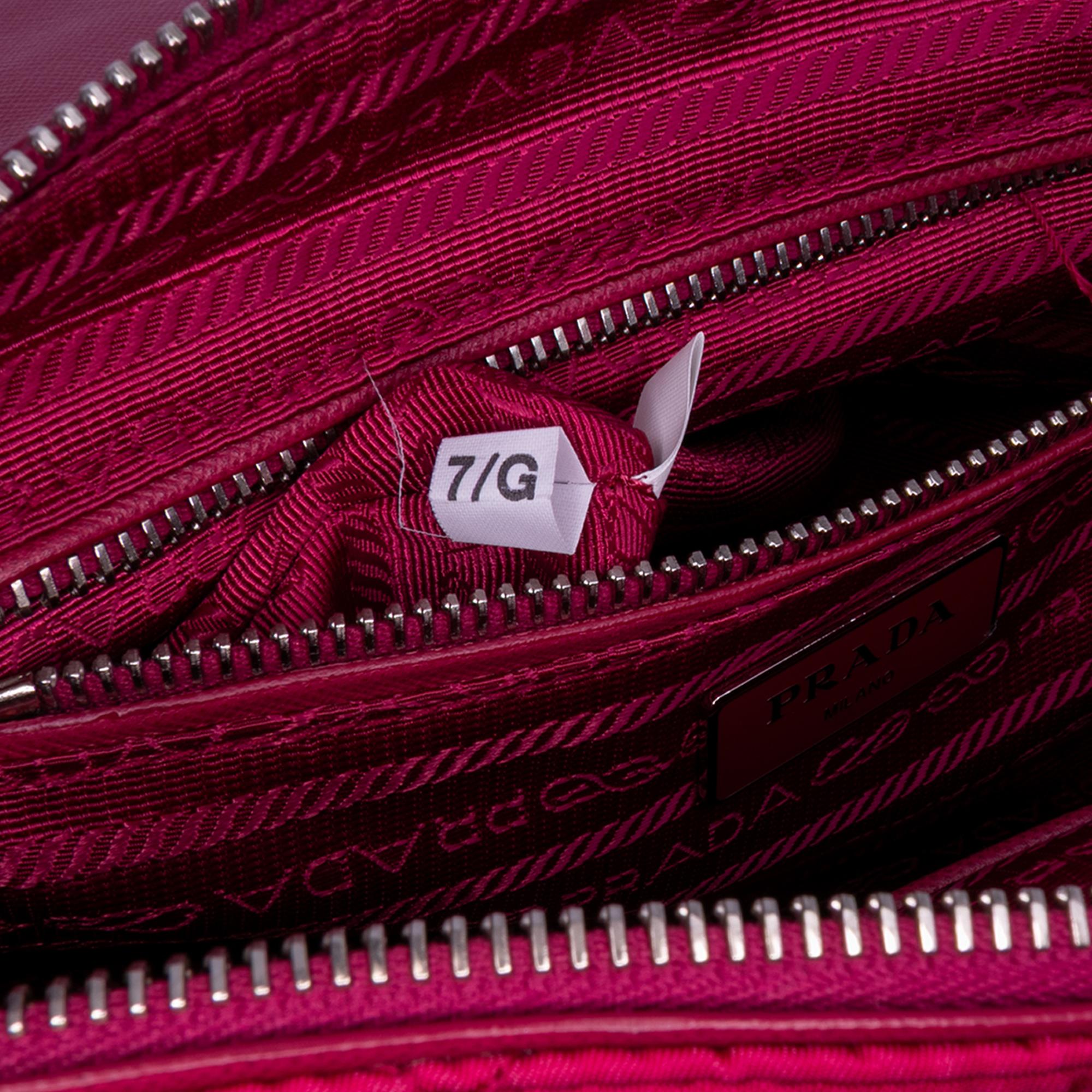 Prada Impuntu Tessuto Chain Crossbody