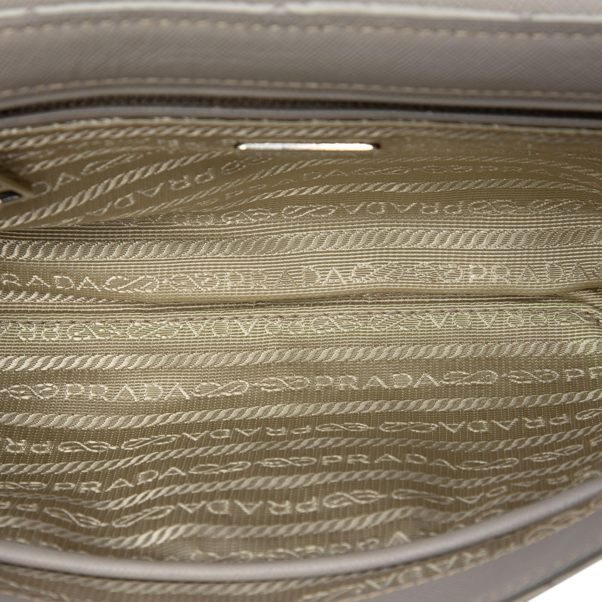 Prada Impuntu Tessuto Chain Crossbody