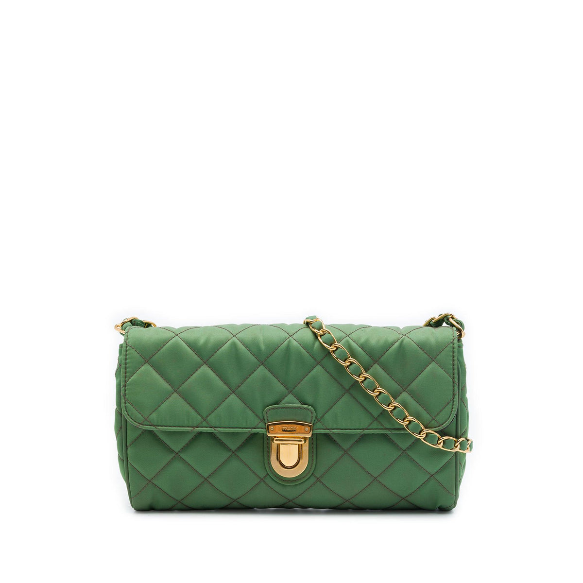 Prada Impuntu Tessuto Chain Crossbody