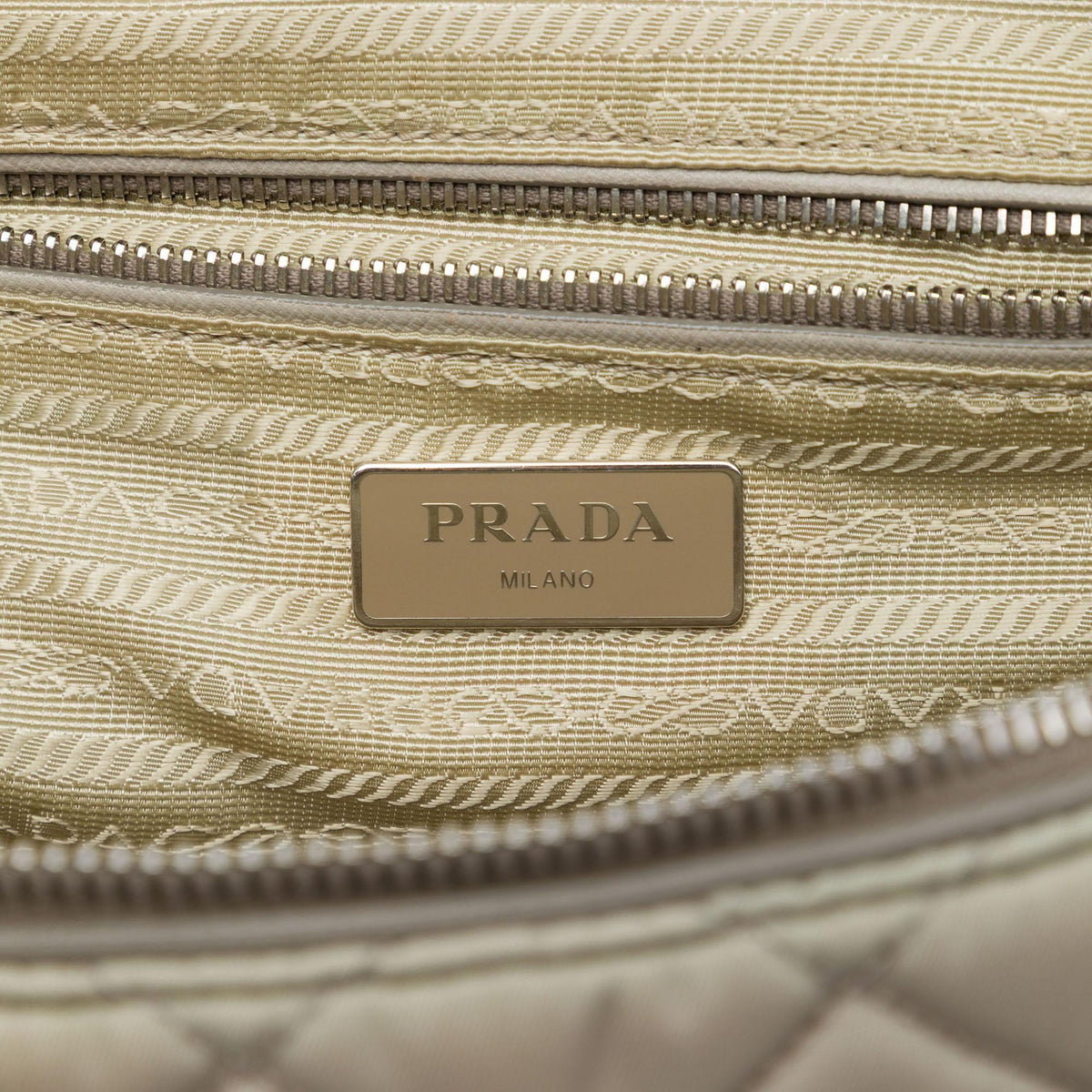 Prada Impuntu Tessuto Chain Flap Crossbody