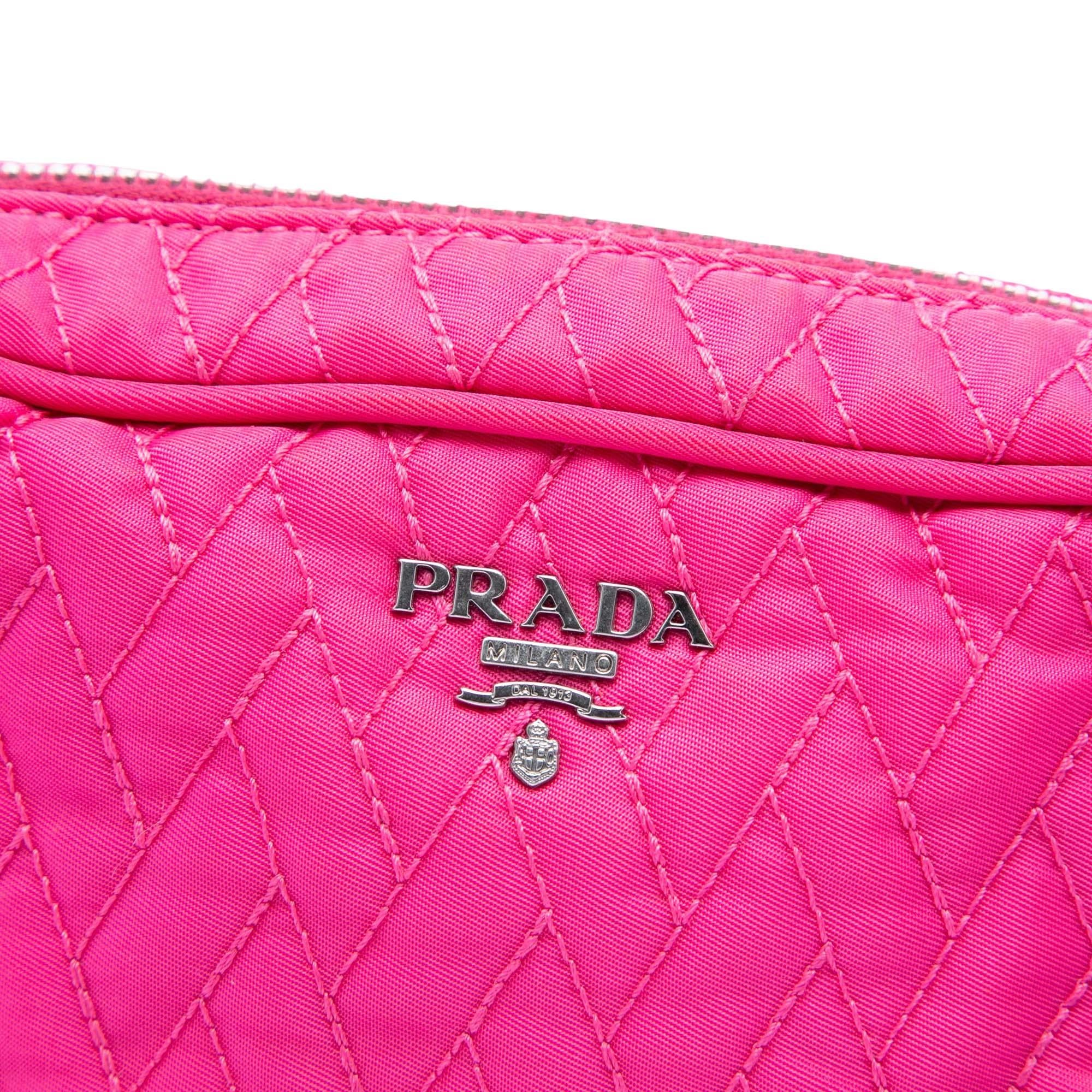 Prada Impuntu Tessuto Chain Satchel