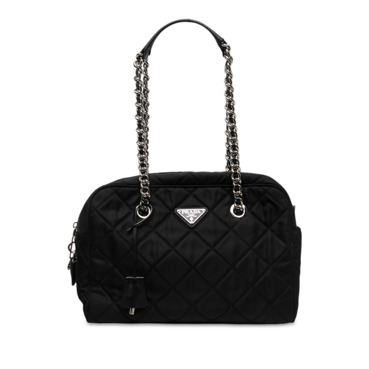 Prada Impuntu Tessuto Chain Shoulder Bag