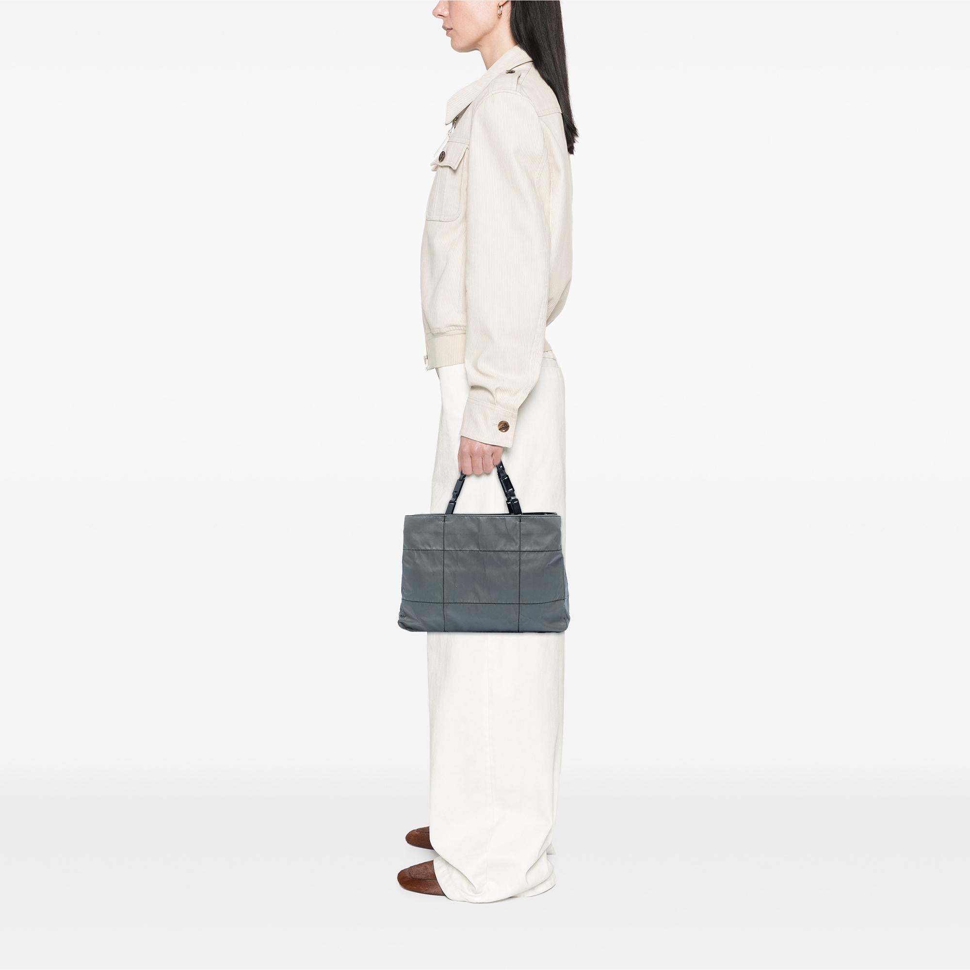 Prada Impuntu Tessuto Chain Tote