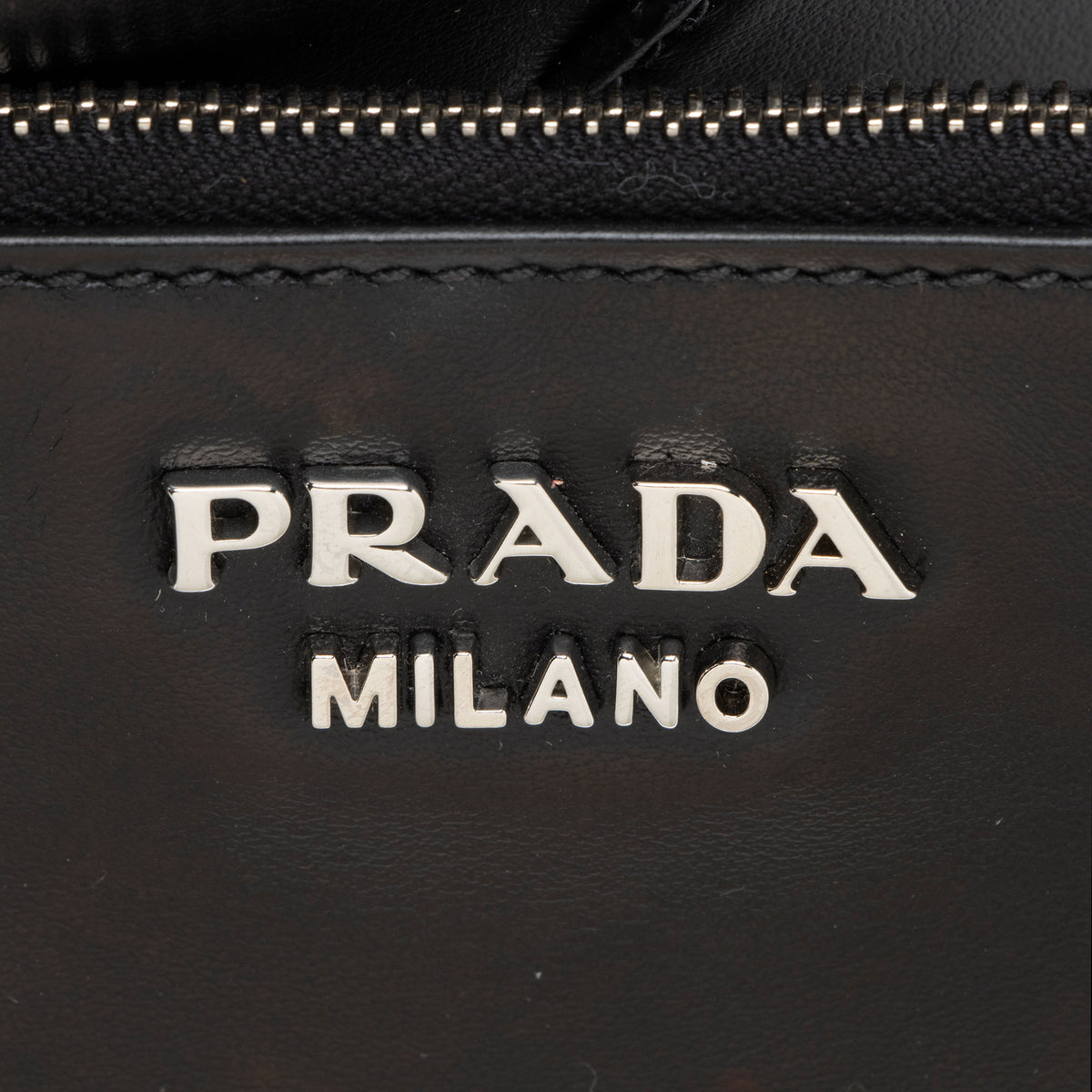 Prada Intreccio Vitello Tress Small Tote
