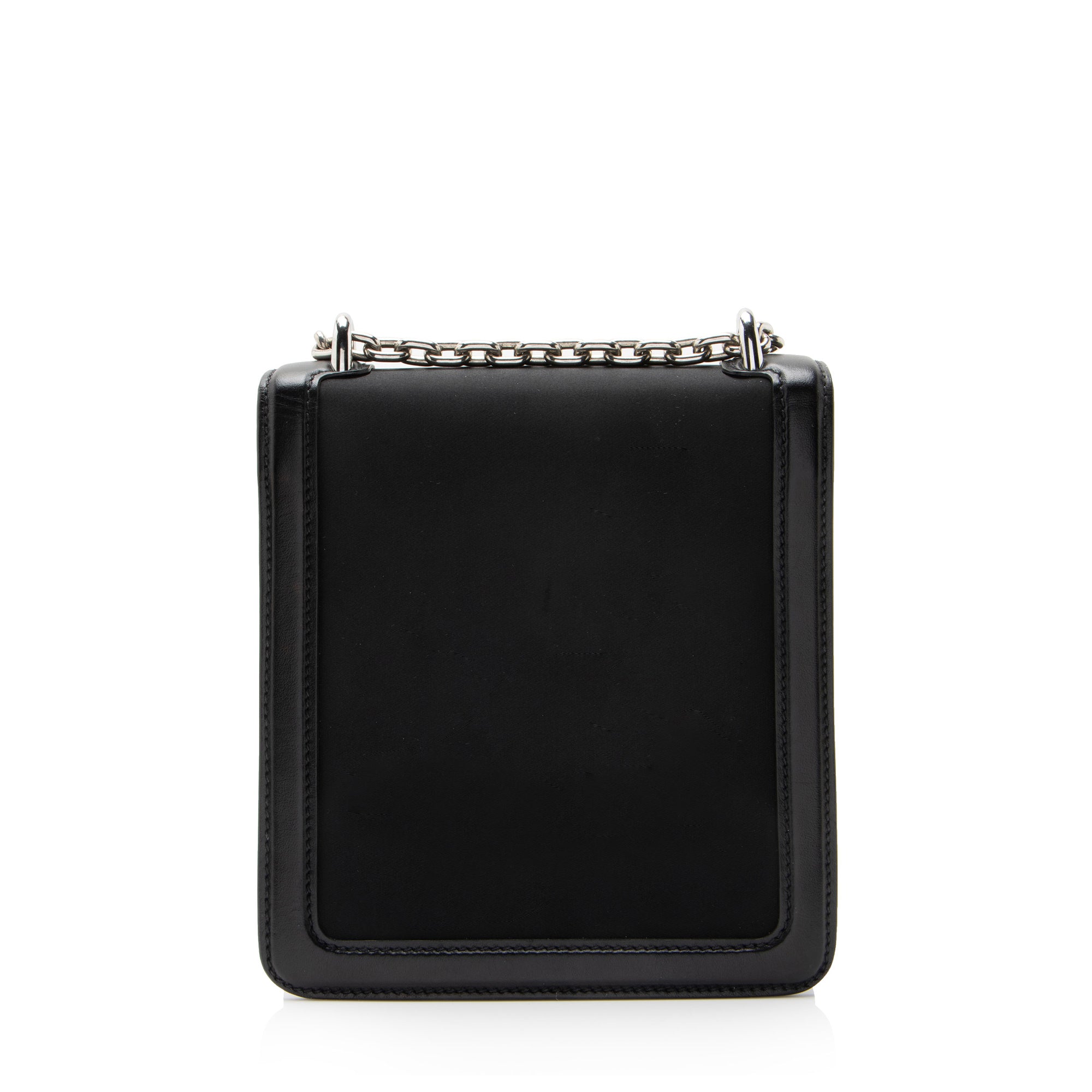 Prada Jacquard Logo Flap Lock Crossbody