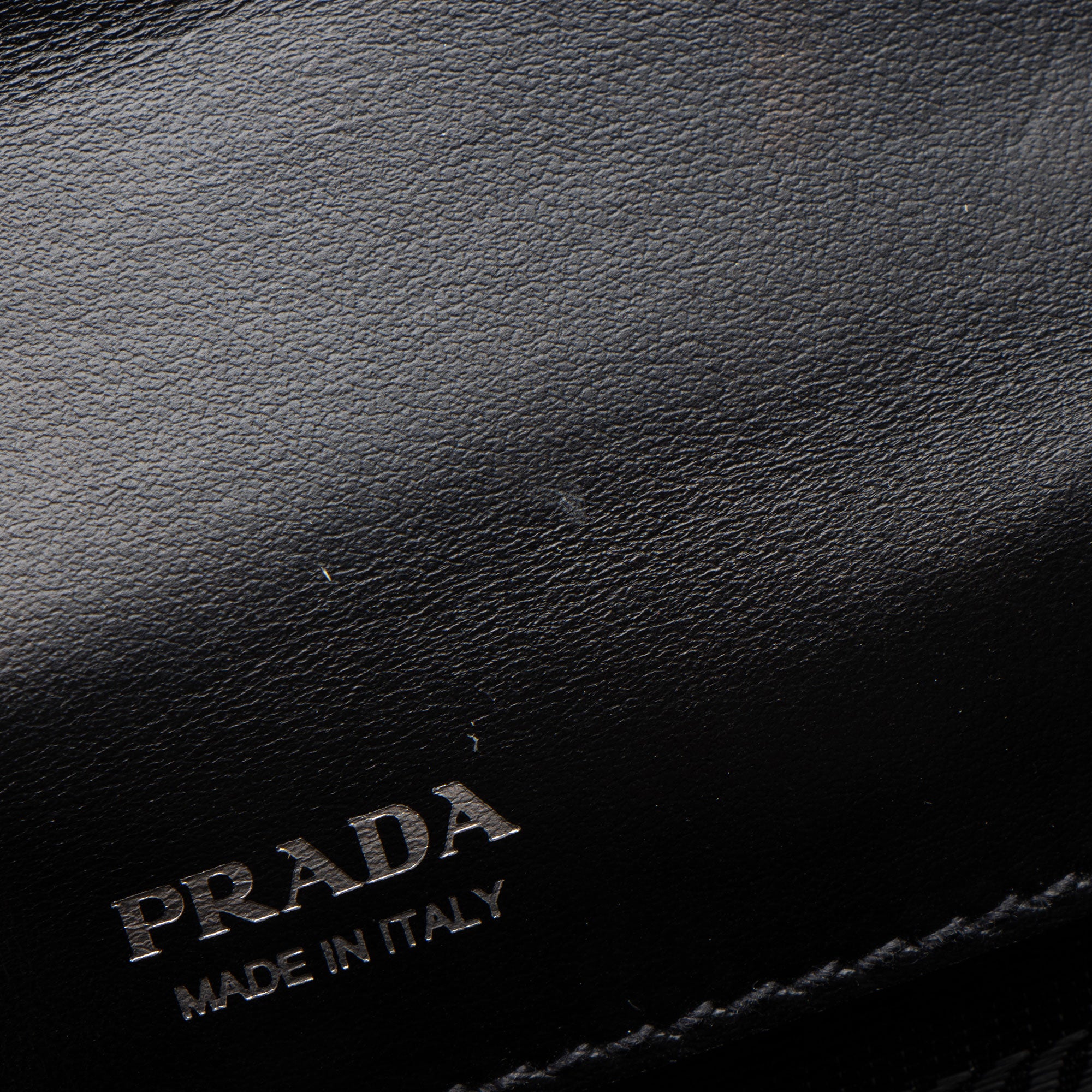 Prada Jacquard Logo Flap Lock Crossbody