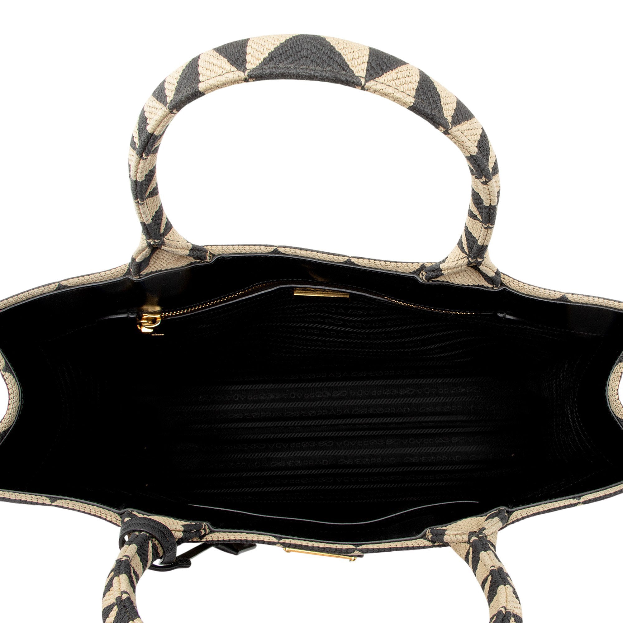Prada Jacquard Symbole Large Tote
