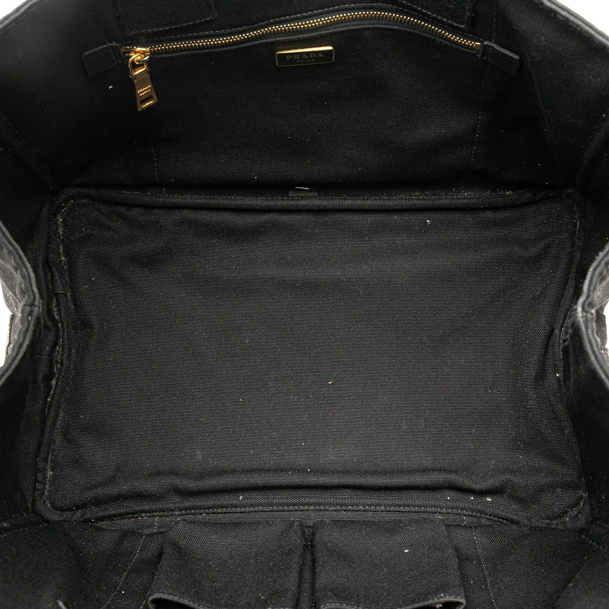 Prada Large Canvas Canapa Logo Satchel (SHG-00k7Ht)