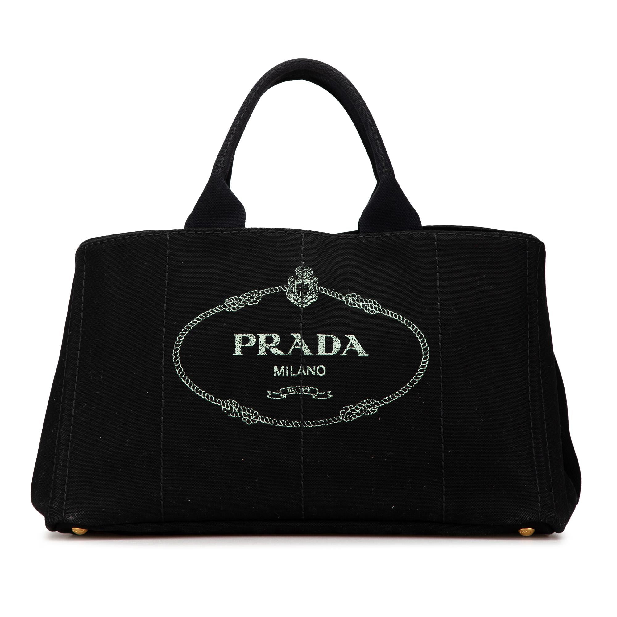Prada Large Canvas Canapa Logo Satchel (SHG-00k7Ht)