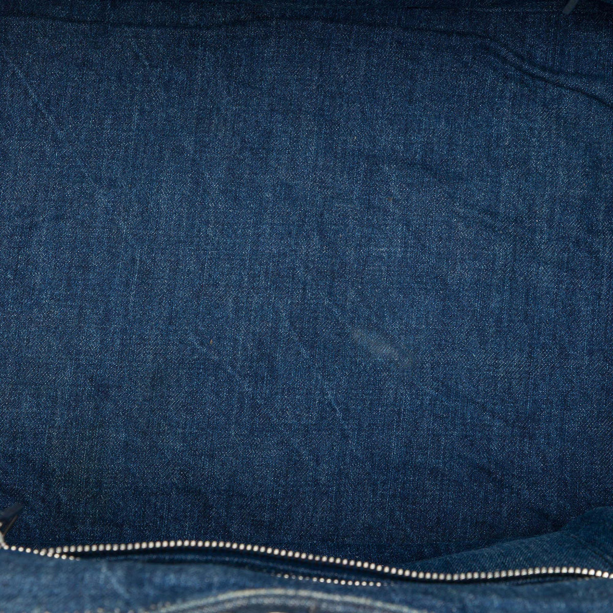 Prada Large Denim Canapa Bijoux Satchel