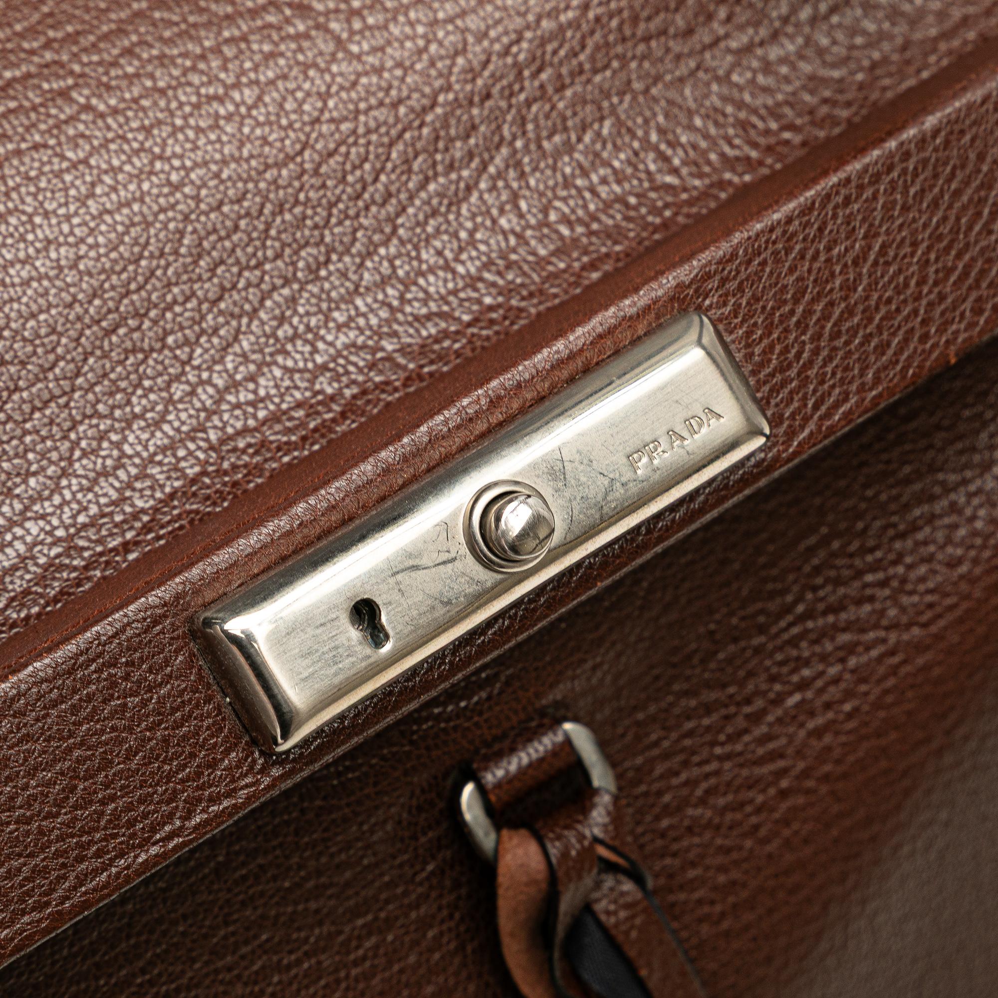 Prada Large Goatskin Frame Bag