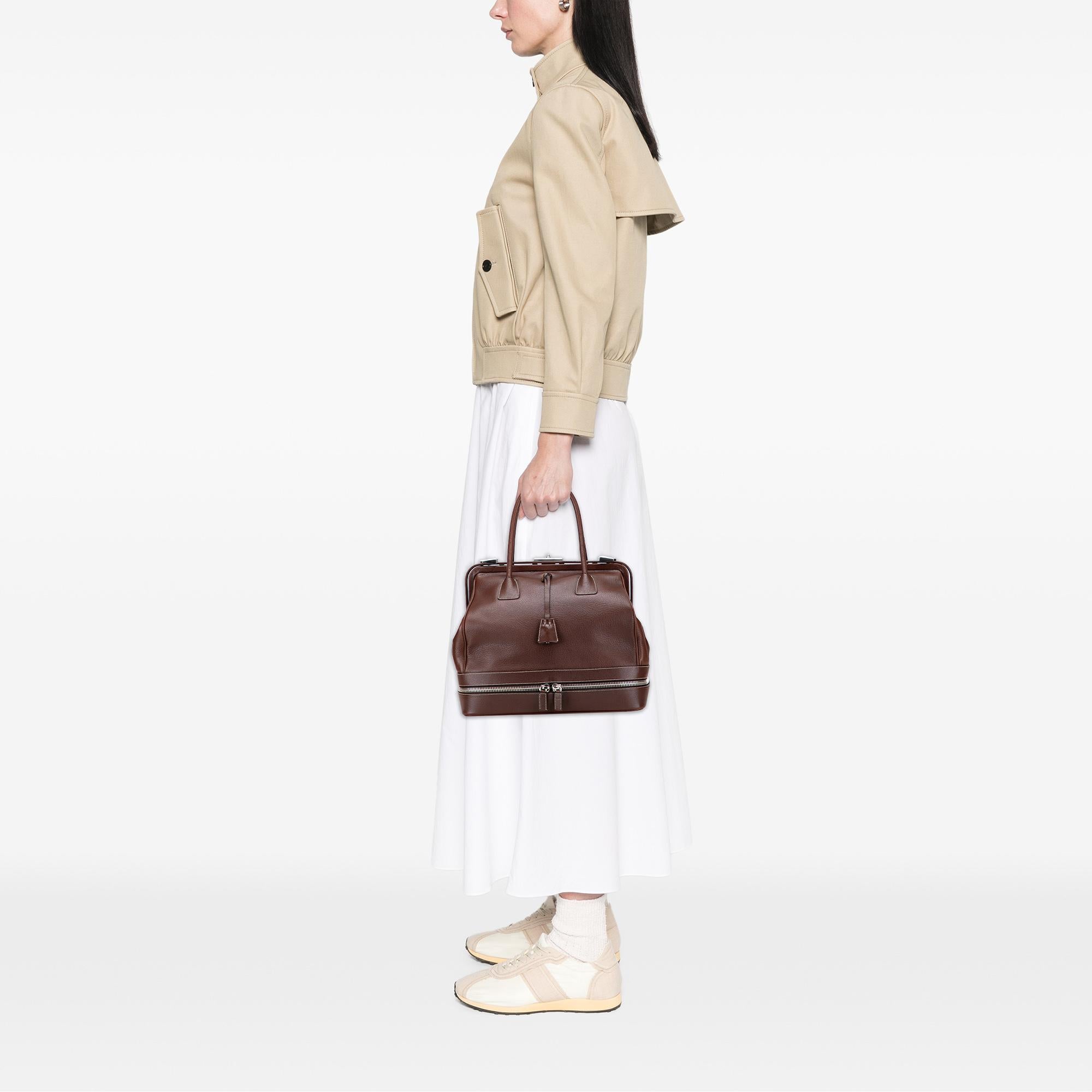 Prada Large Goatskin Frame Bag
